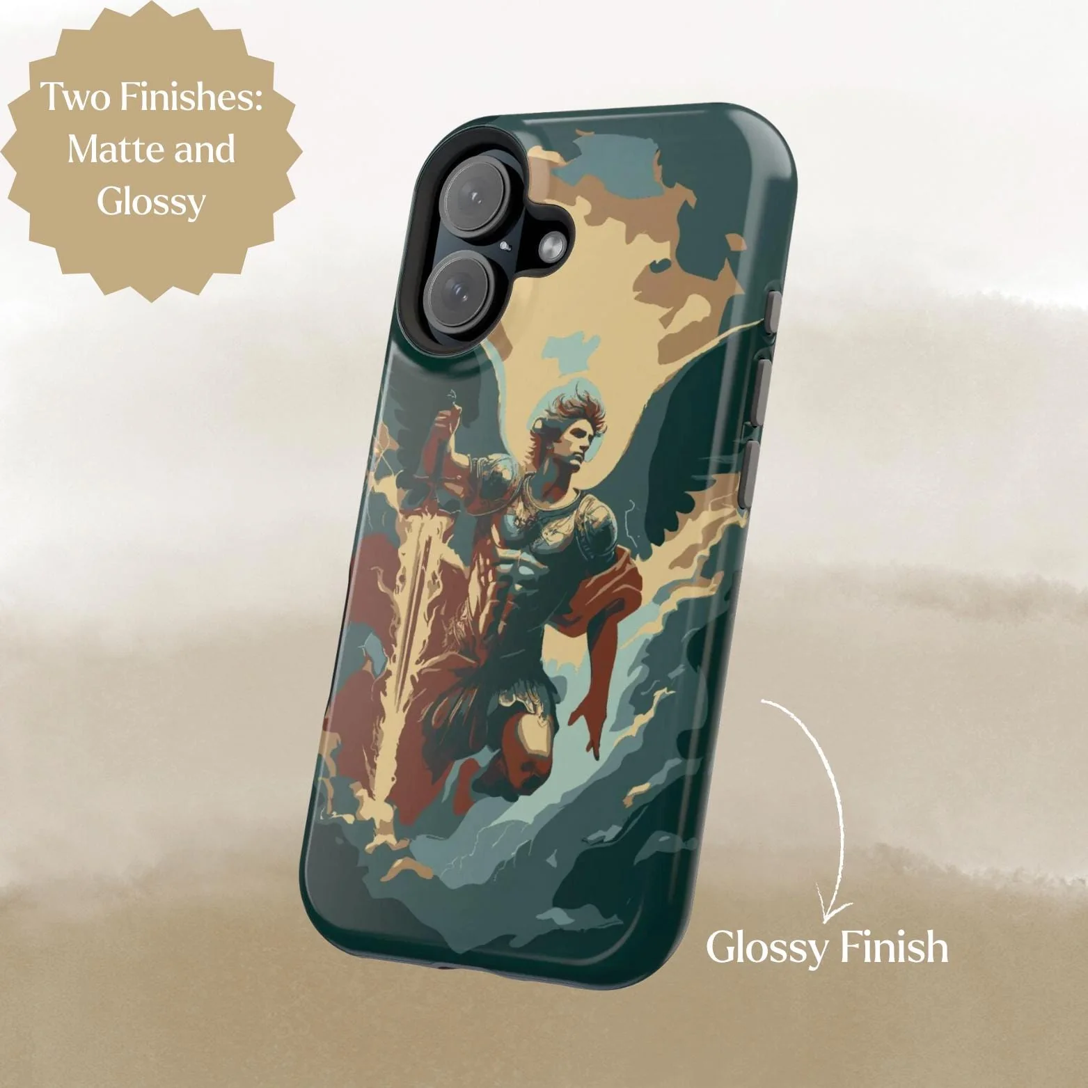 Saint Michael Phone Case - Image 7