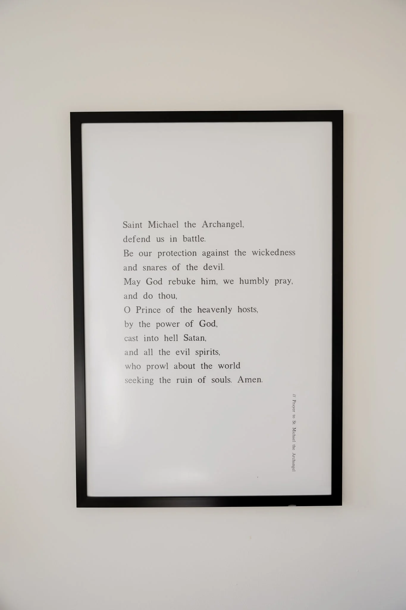 Saint Michael Prayer Poster - Image 5