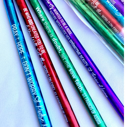 Saint Quote Glitter Pencils - Image 5