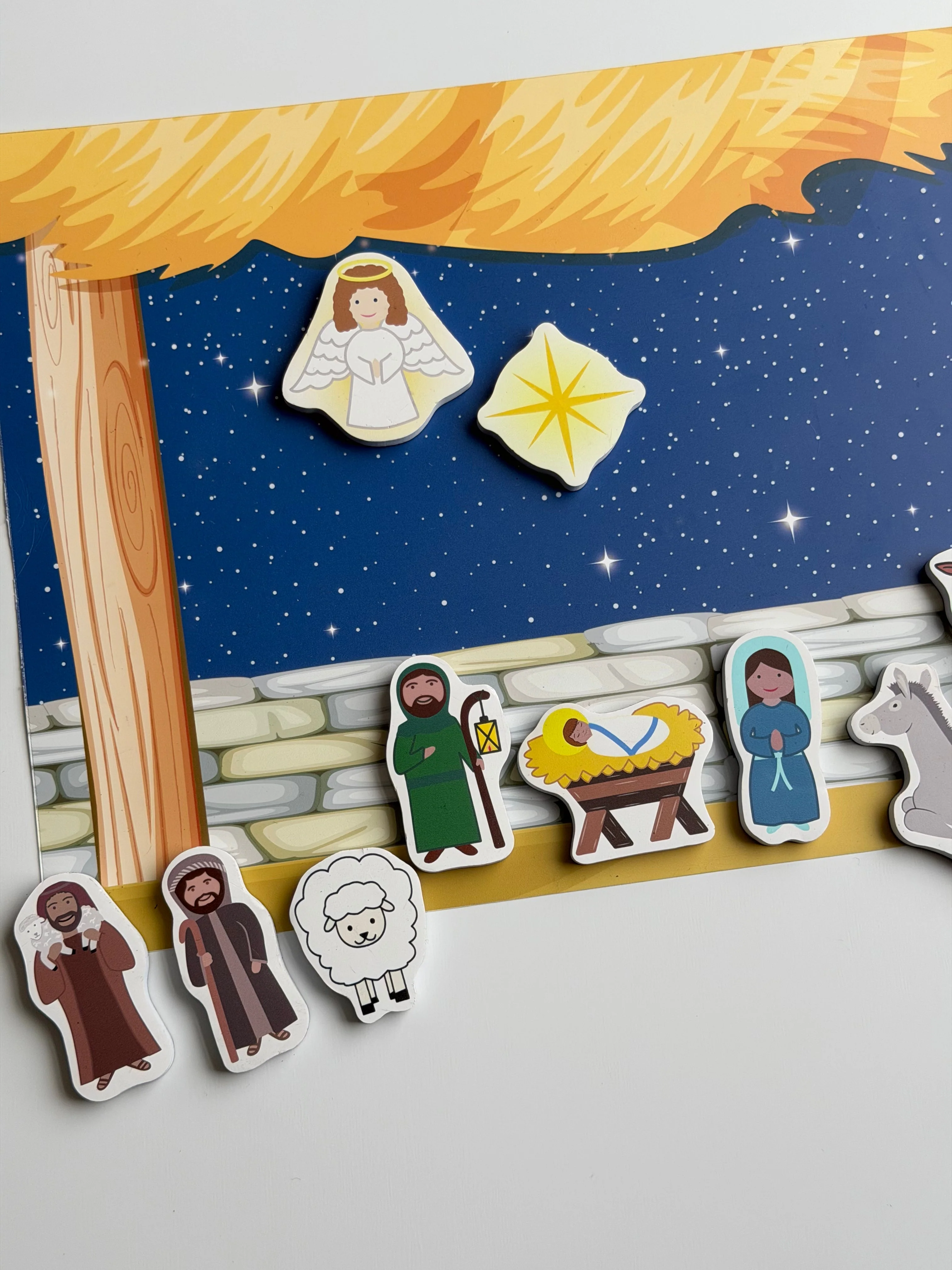 Saintly Heart Nativity Magnet Set - Image 2