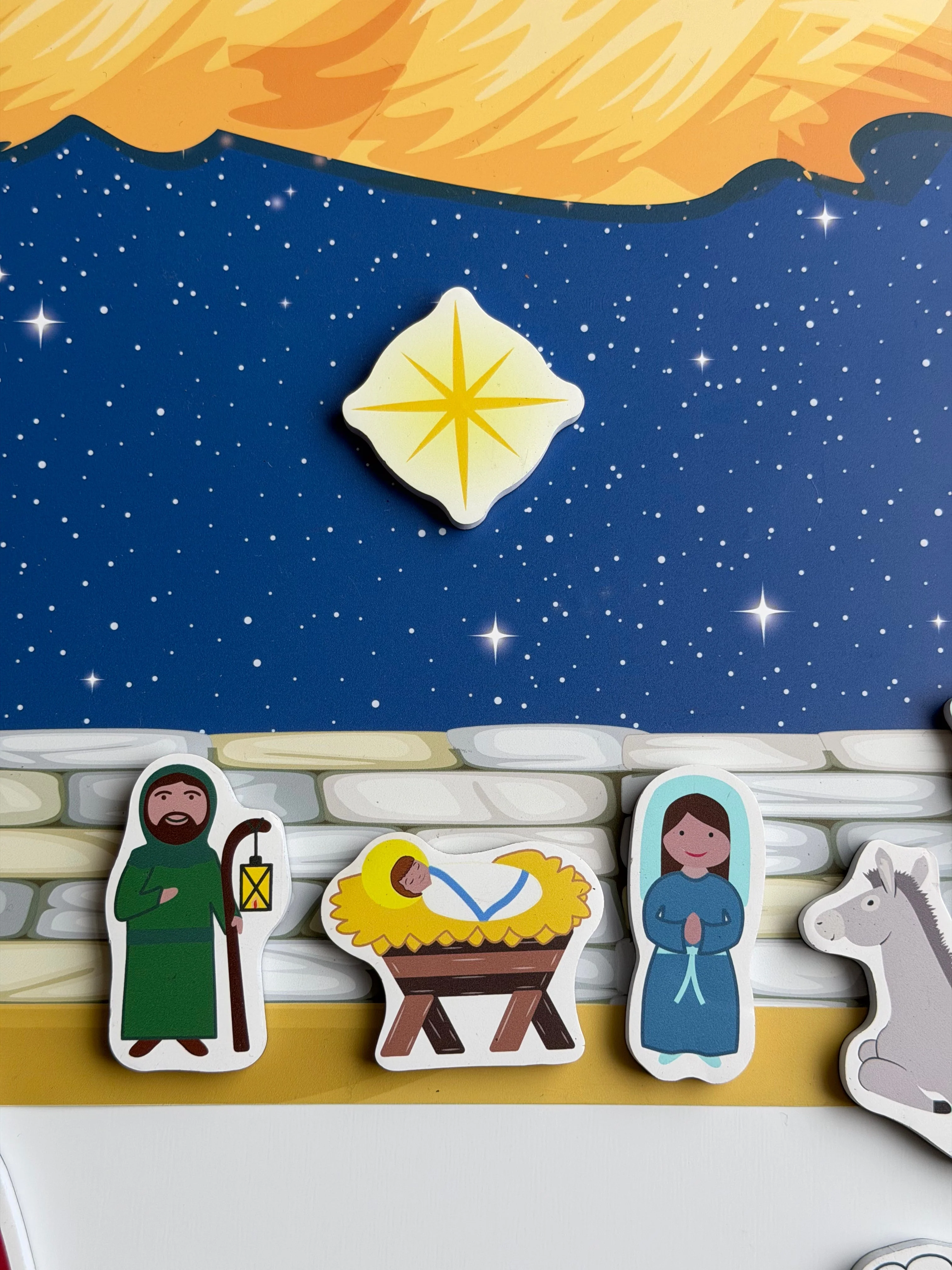 Saintly Heart Nativity Magnet Set - Image 3