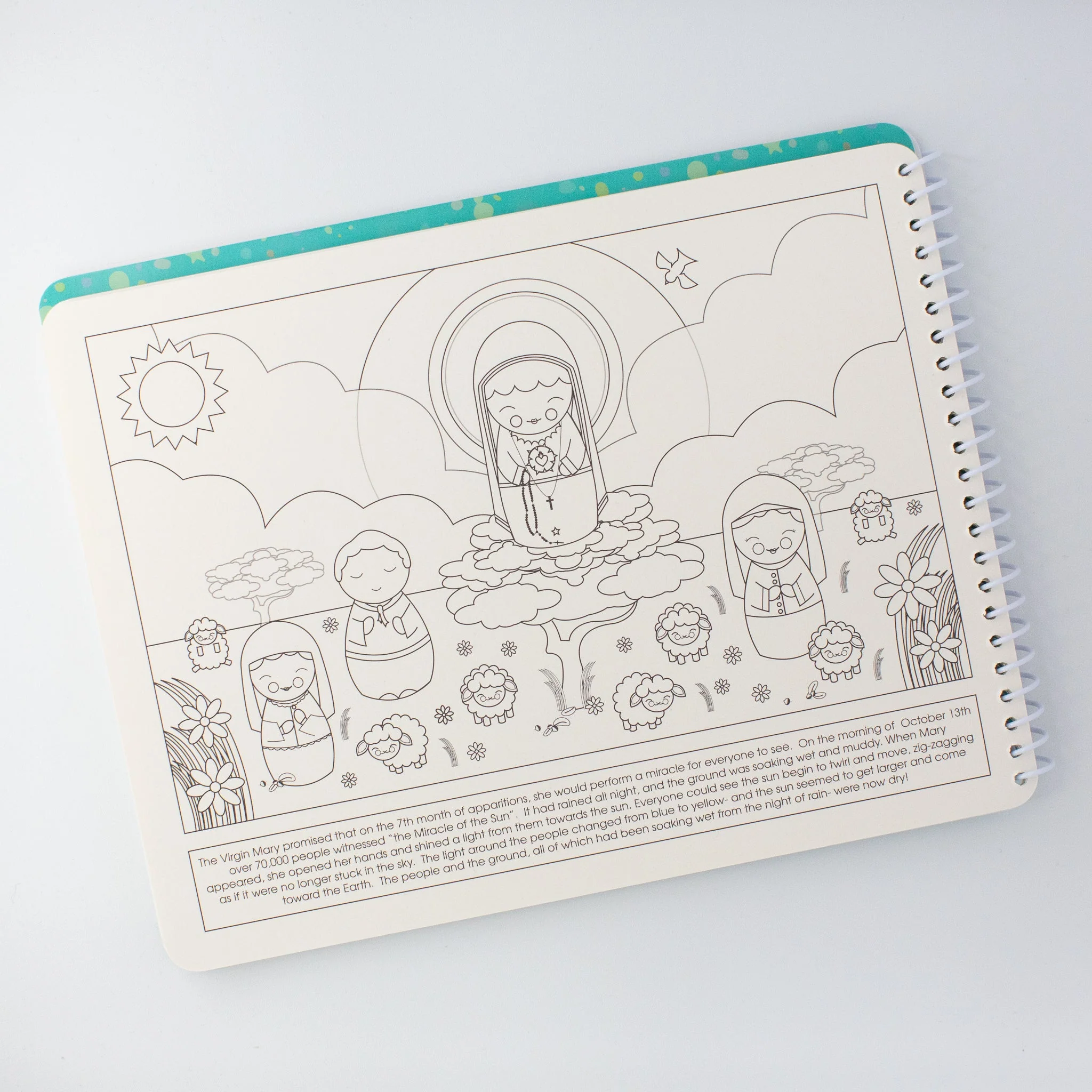 Saintly Scenes Book #1 - Reusable Sticker Scene and Coloring Book - Image 5