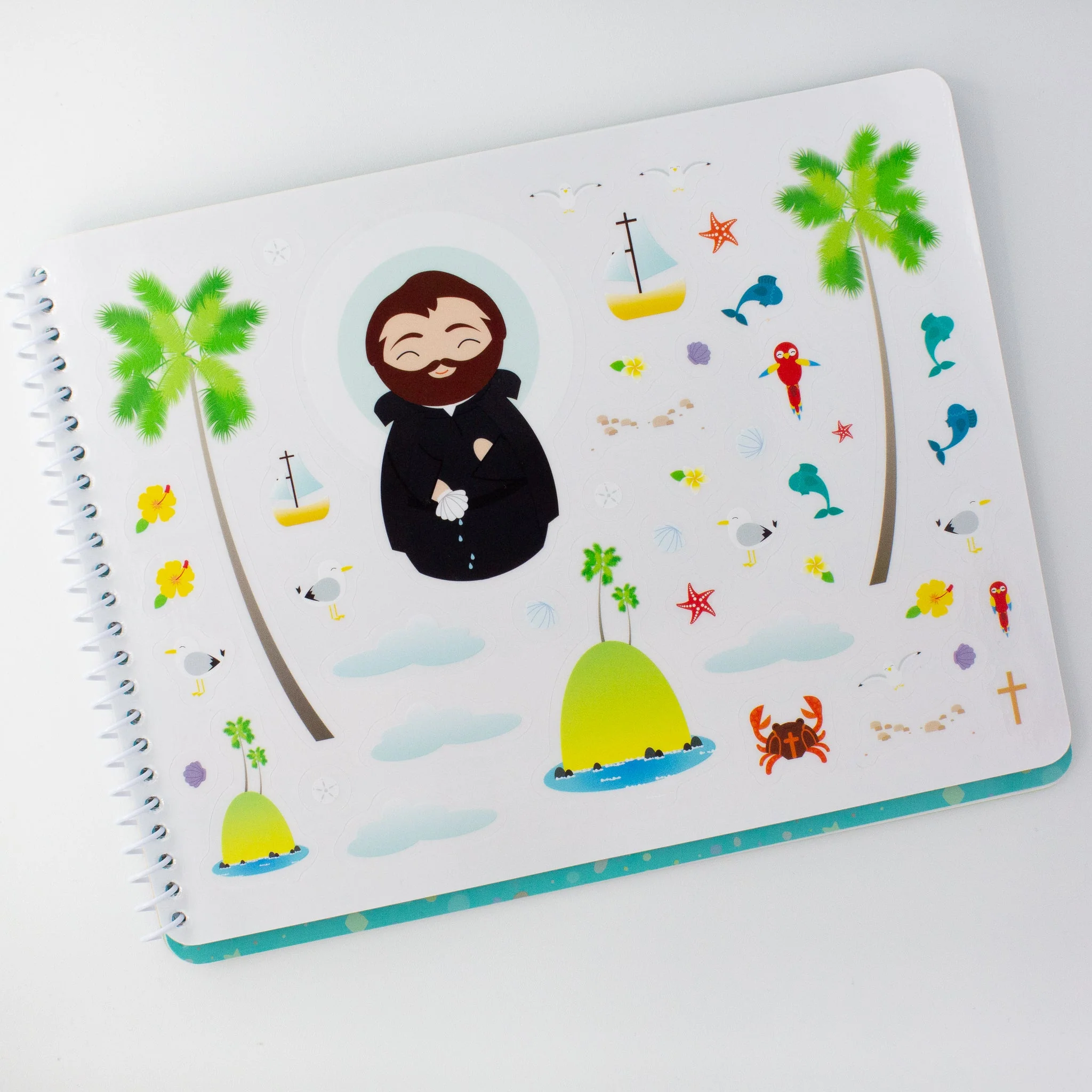 Saintly Scenes Book #1 - Reusable Sticker Scene and Coloring Book - Image 7