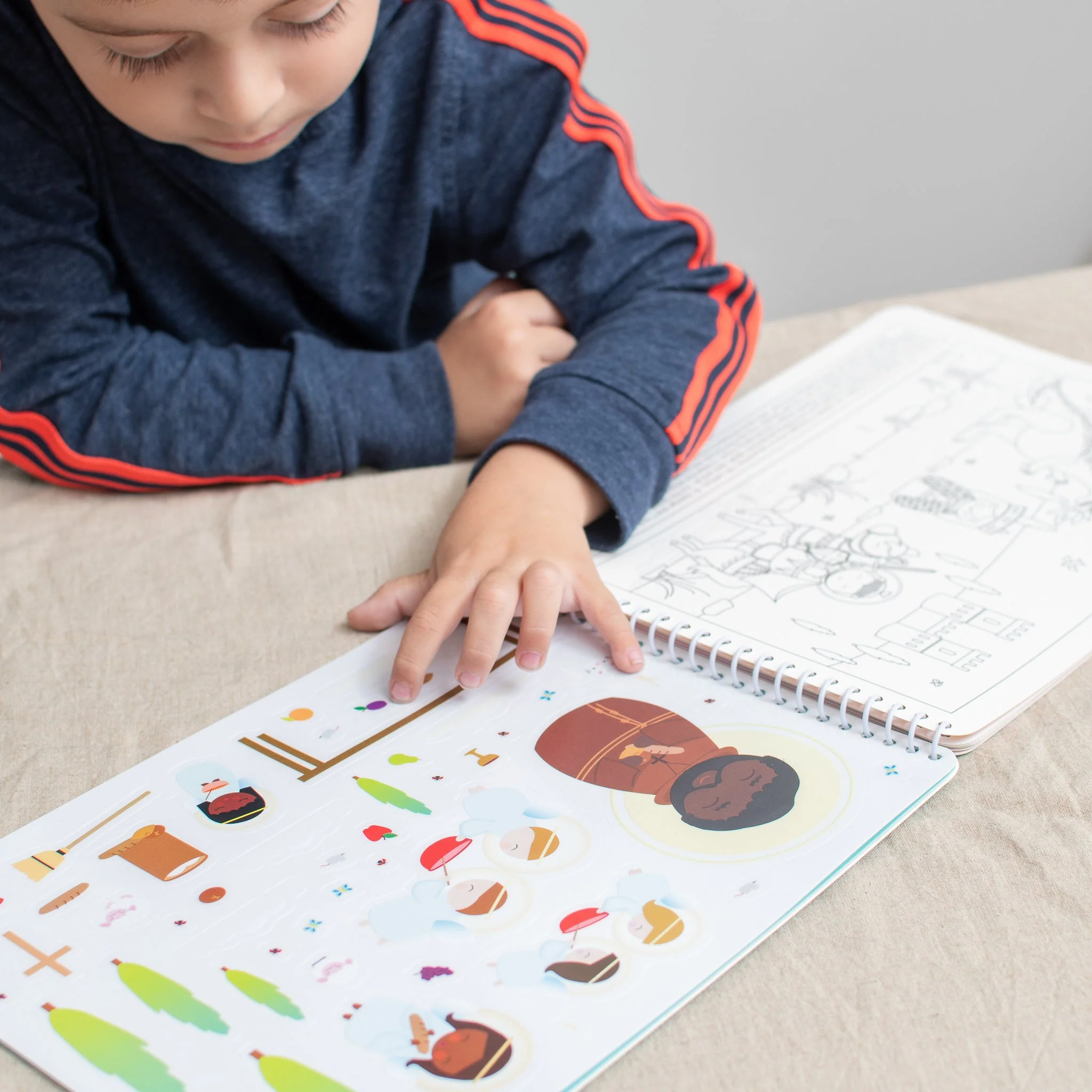 Saintly Scenes Book #2 - Reusable Sticker Scene and Coloring Book - Image 4
