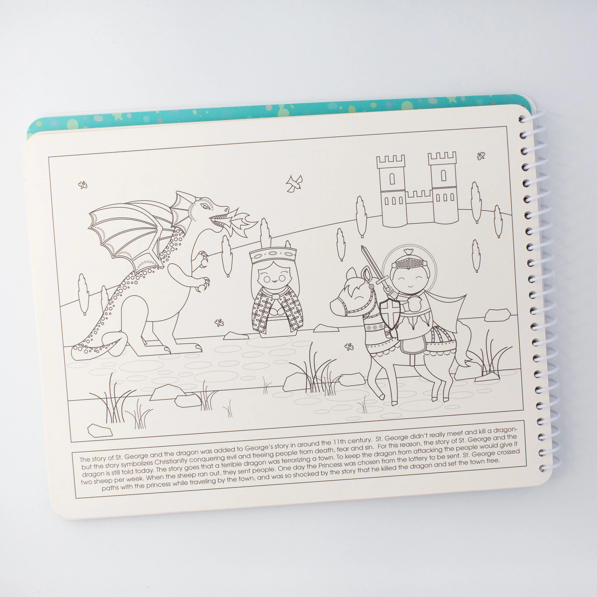 Saintly Scenes Book #2 - Reusable Sticker Scene and Coloring Book - Image 5