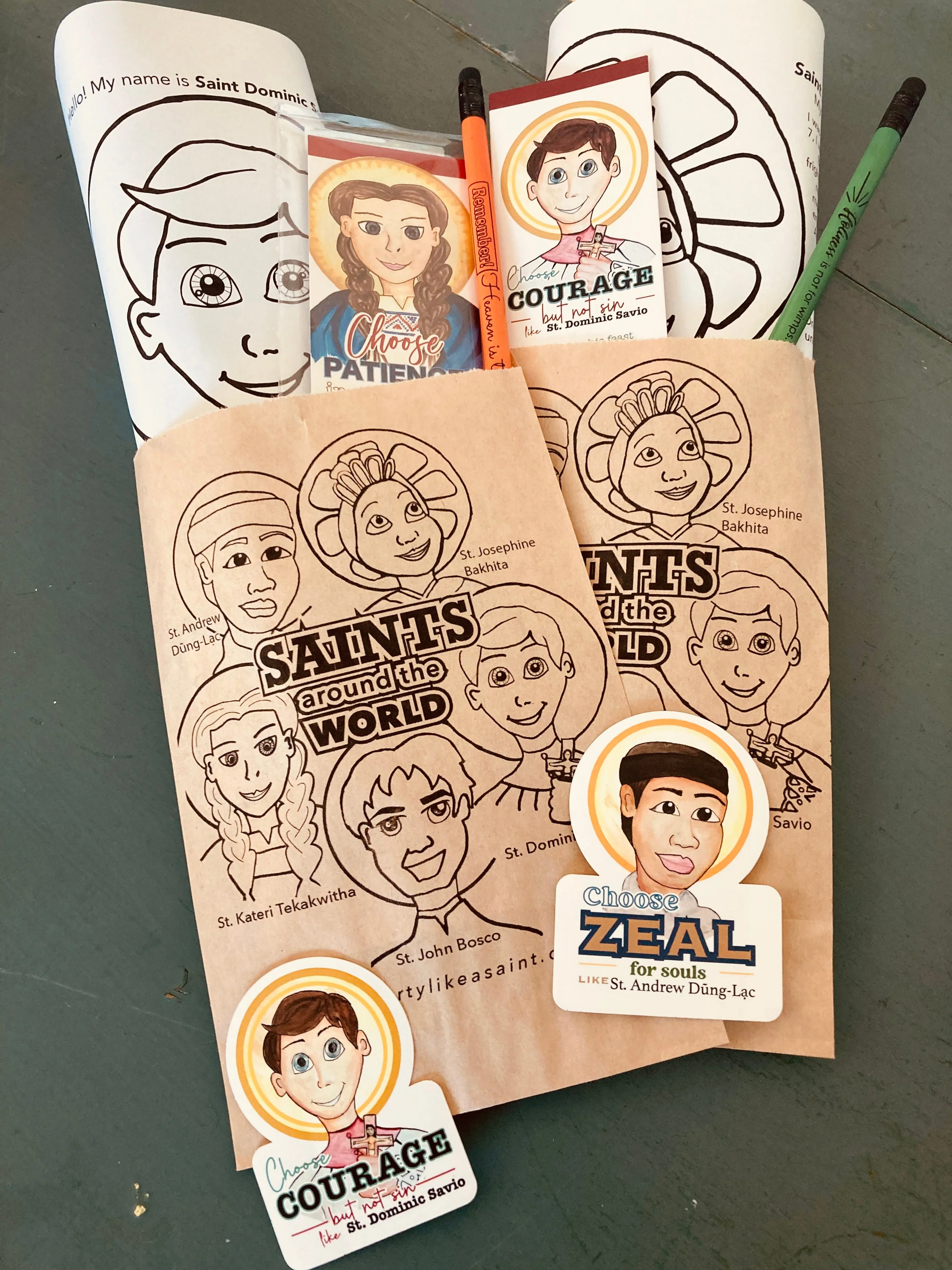 Saints Around the World Goodie bags - Image 4