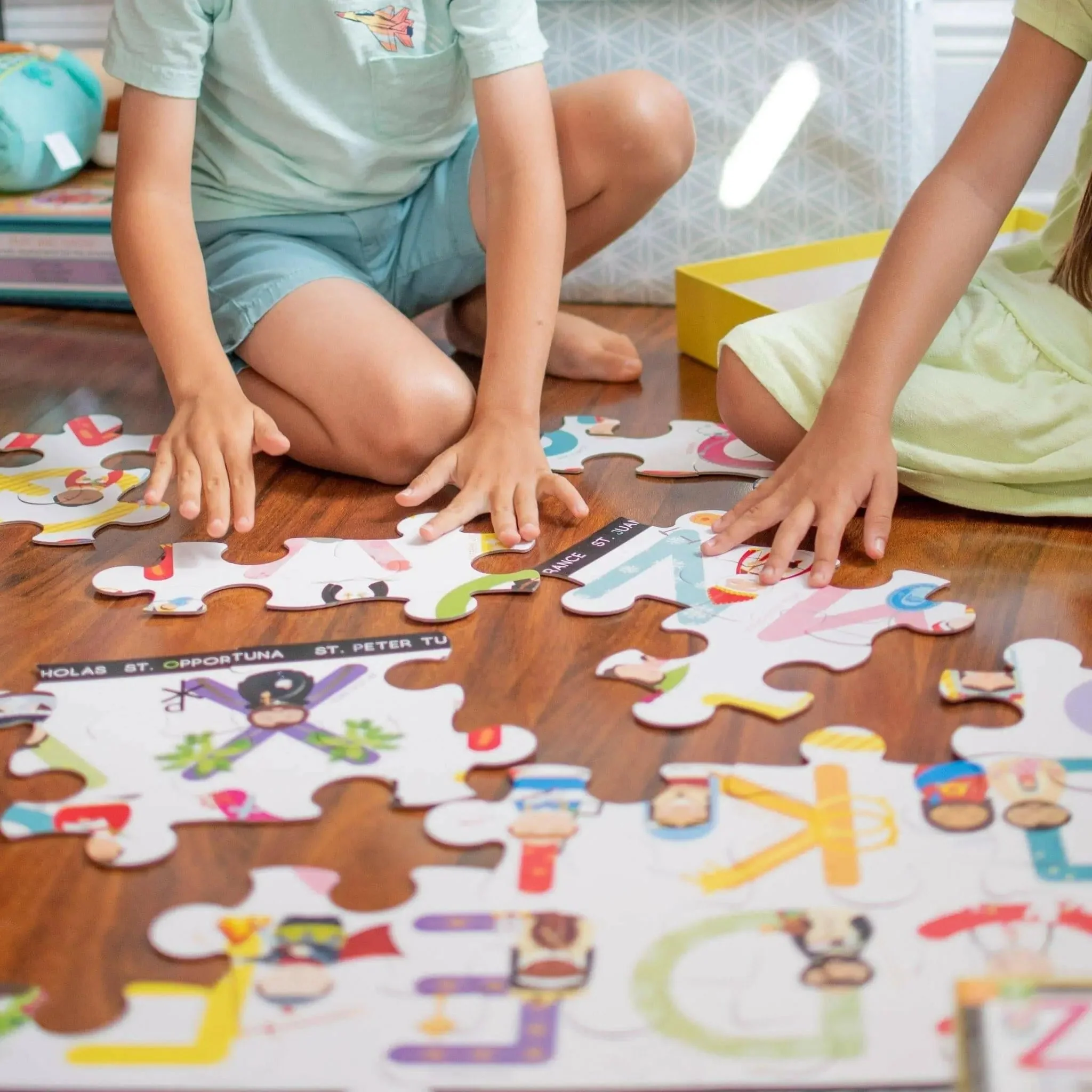 Saints & Symbols Alphabet Giant Floor Puzzle 24" x 36" - Image 3