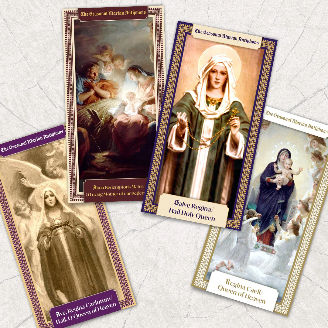 Salve Regina Holy Card - Image 2