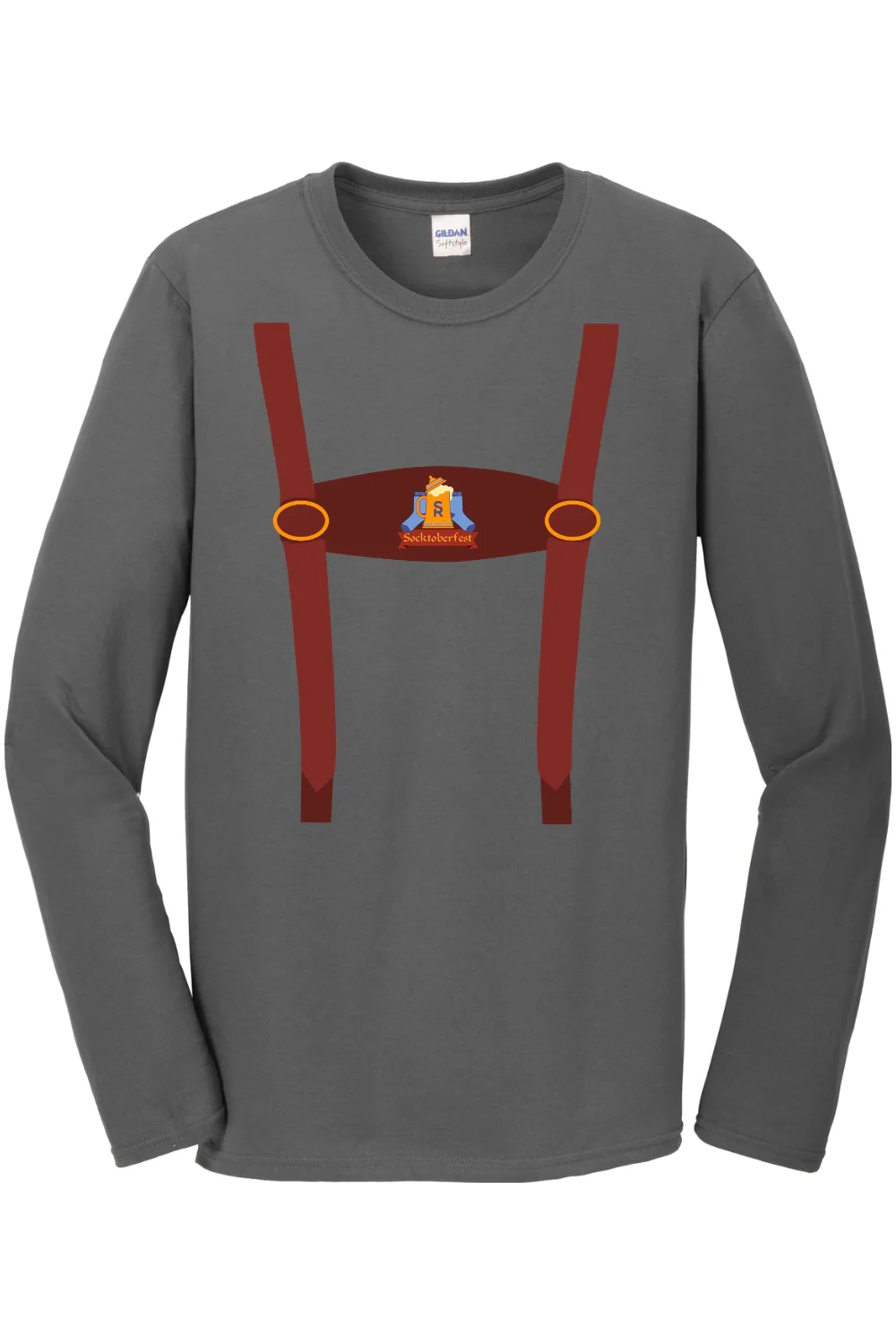 Socktoberfest Lederhosen Long Sleeve - Image 5