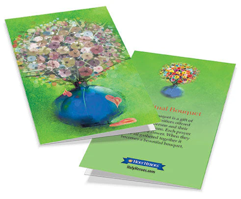 Spiritual Bouquet Cards with Stickers (5-Pack) - Image 4