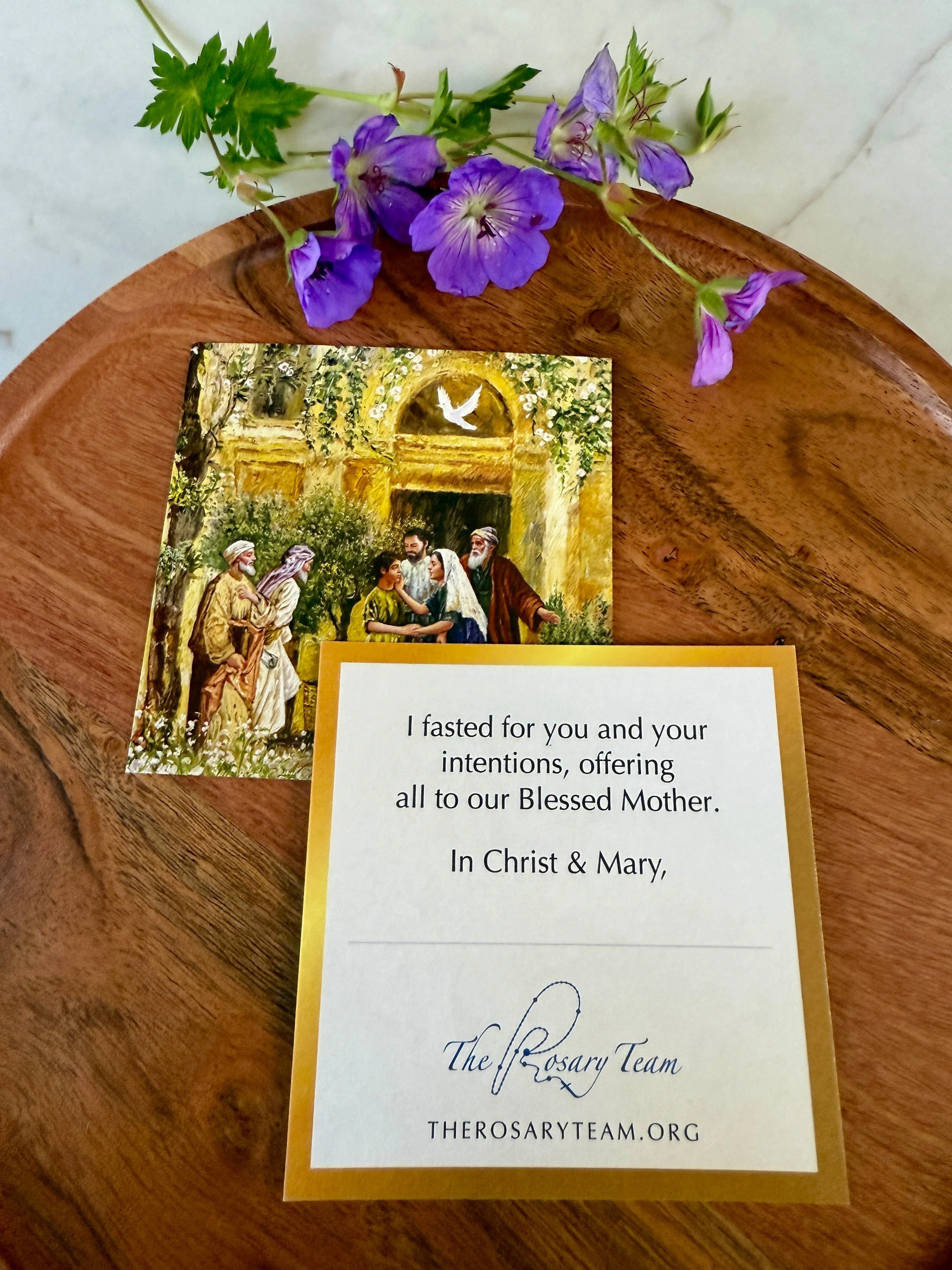 Spiritual Bouquet Prayer Cards Set of 5 with Envelopes - Image 10
