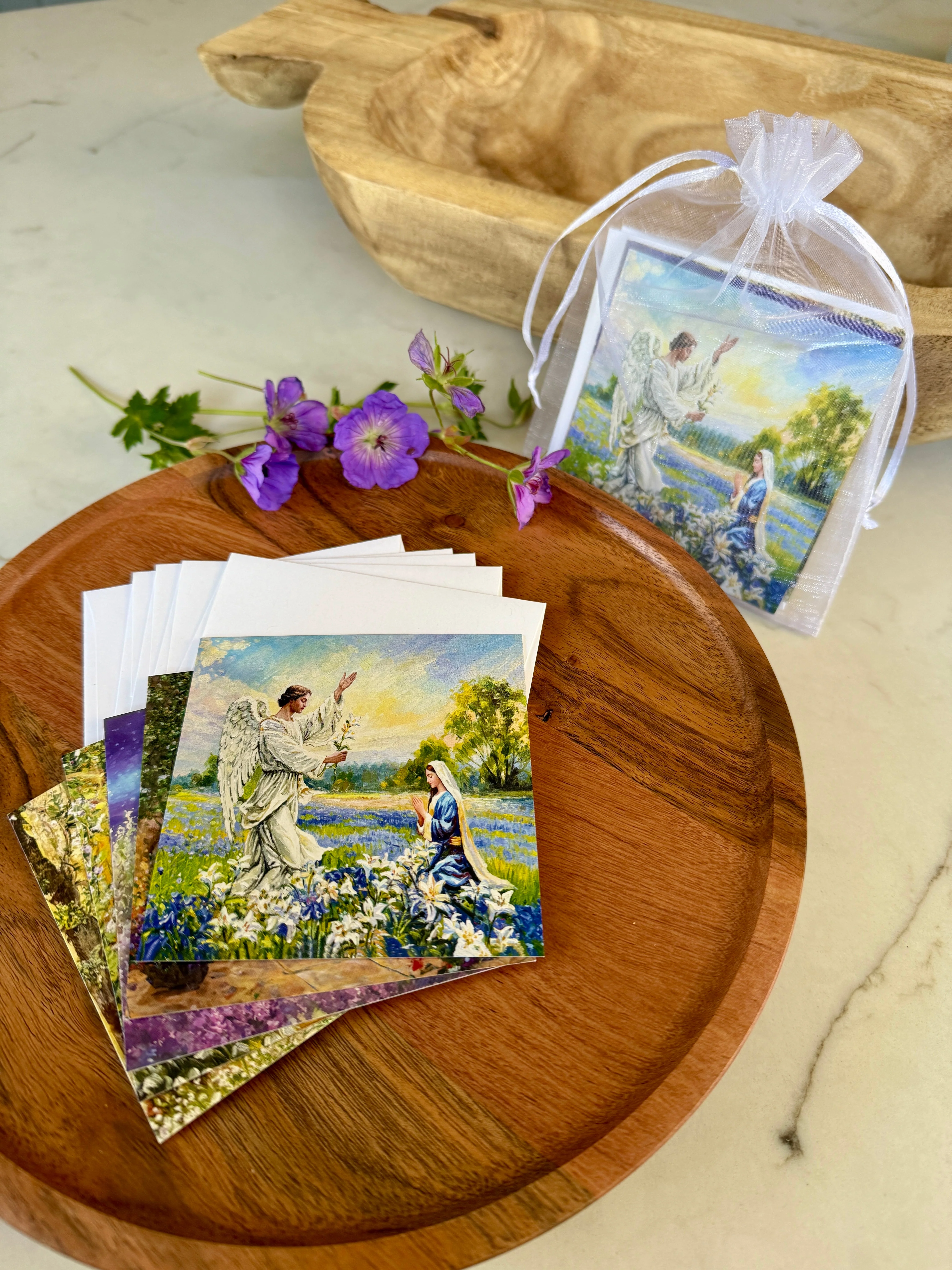 Spiritual Bouquet Prayer Cards Set of 5 with Envelopes - Image 2