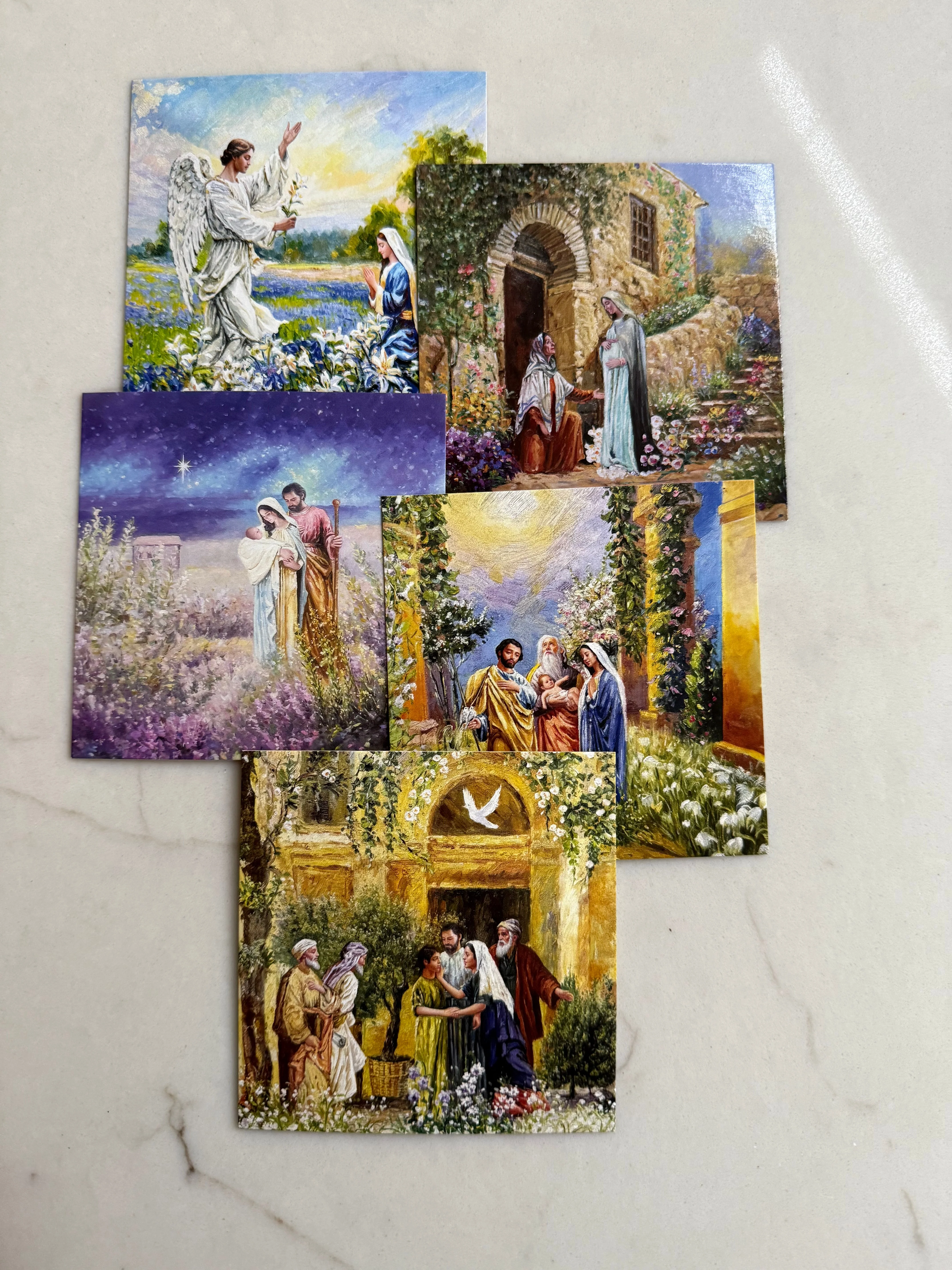 Spiritual Bouquet Prayer Cards Set of 5 with Envelopes - Image 4