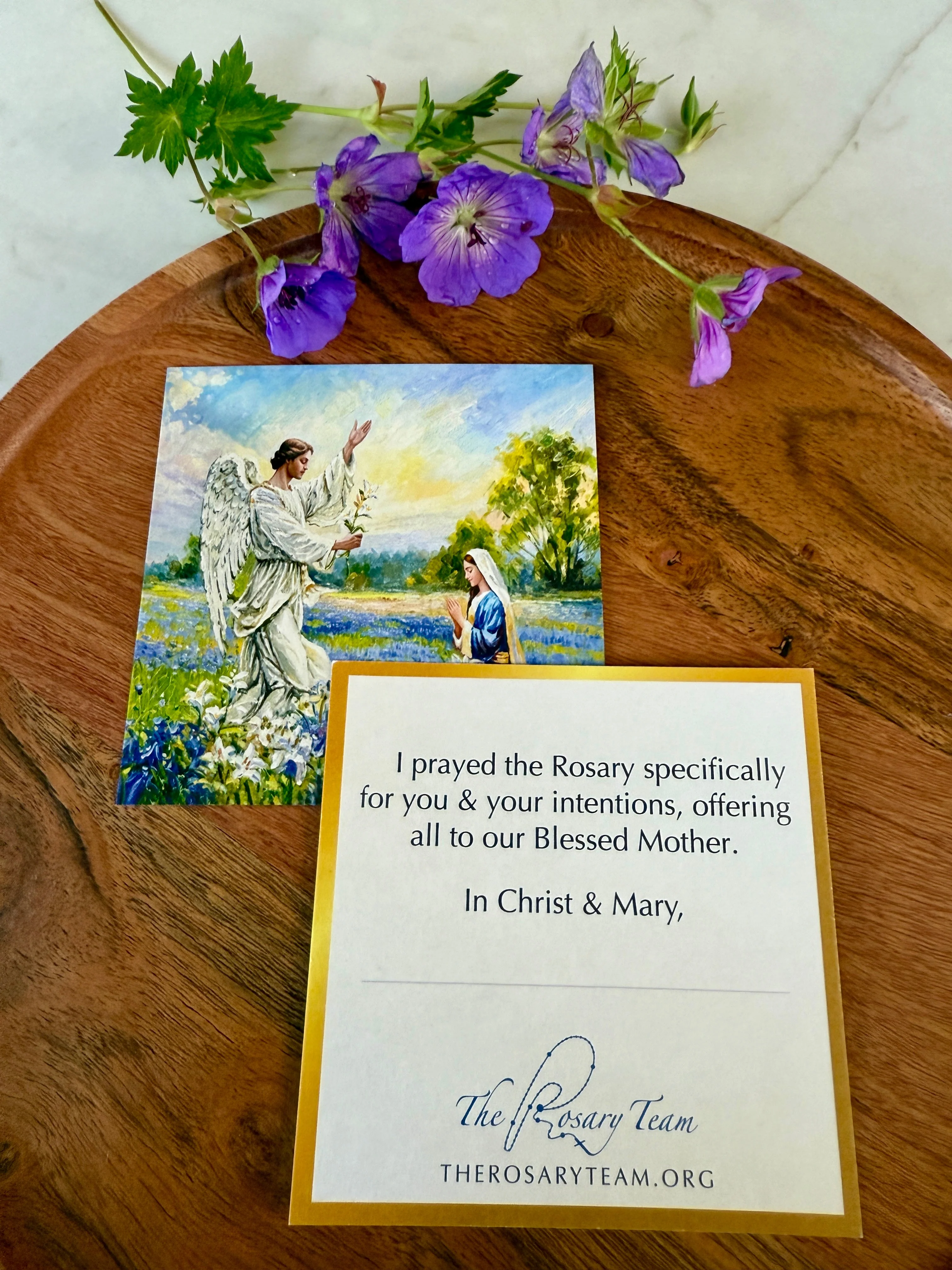 Spiritual Bouquet Prayer Cards Set of 5 with Envelopes - Image 6