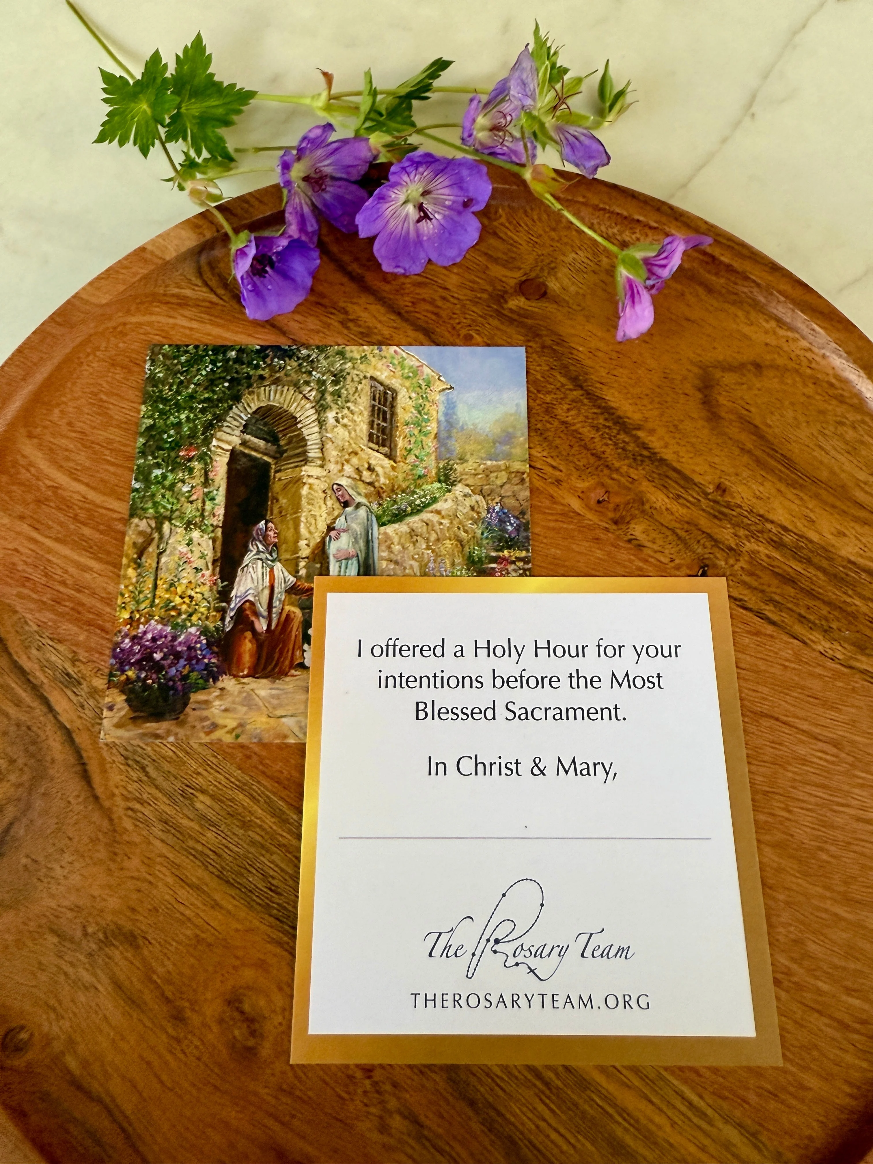 Spiritual Bouquet Prayer Cards Set of 5 with Envelopes - Image 7