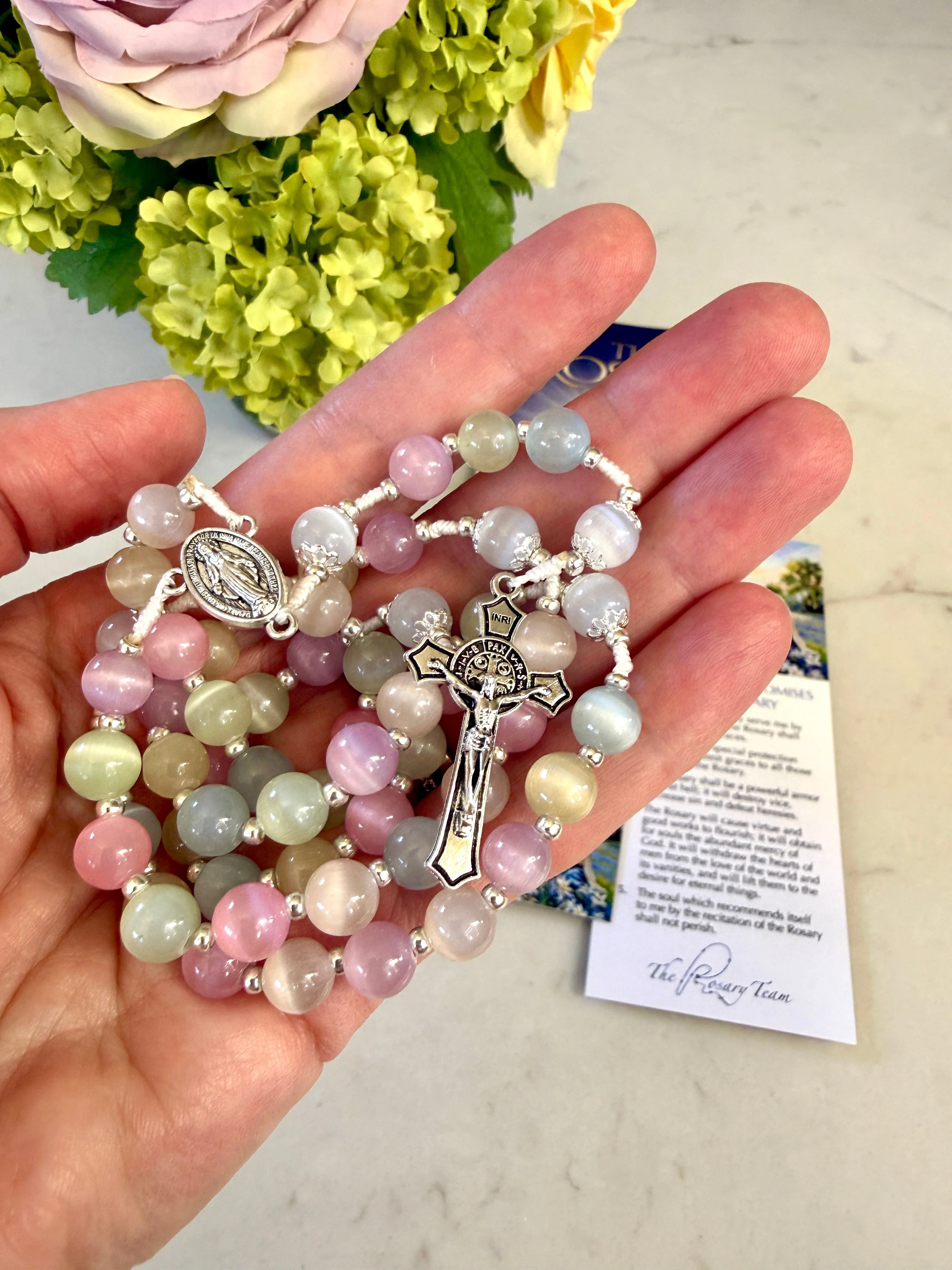 Spring Glass Bead Rosary Bundle - Image 2