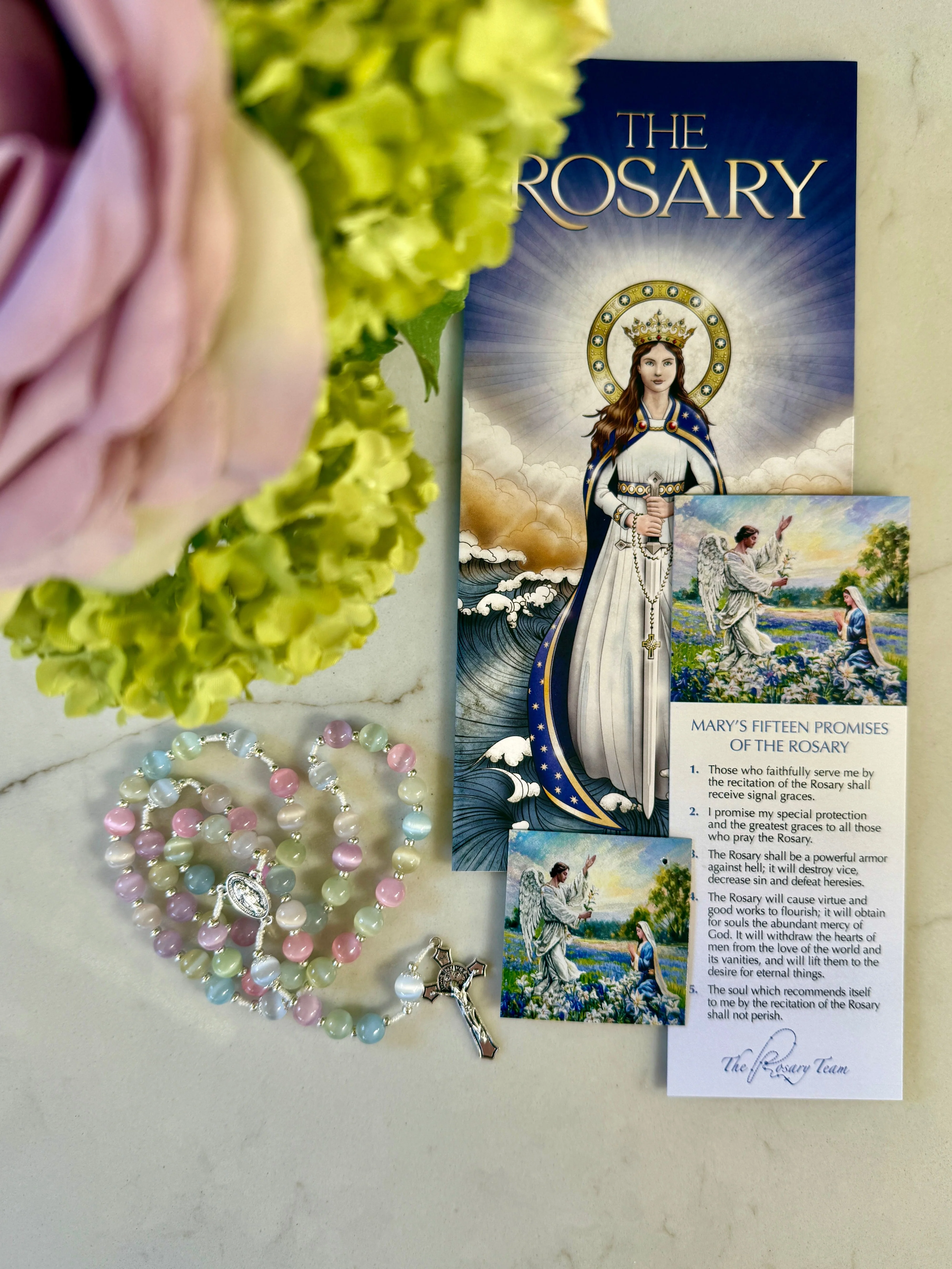 Spring Glass Bead Rosary Bundle - Image 3