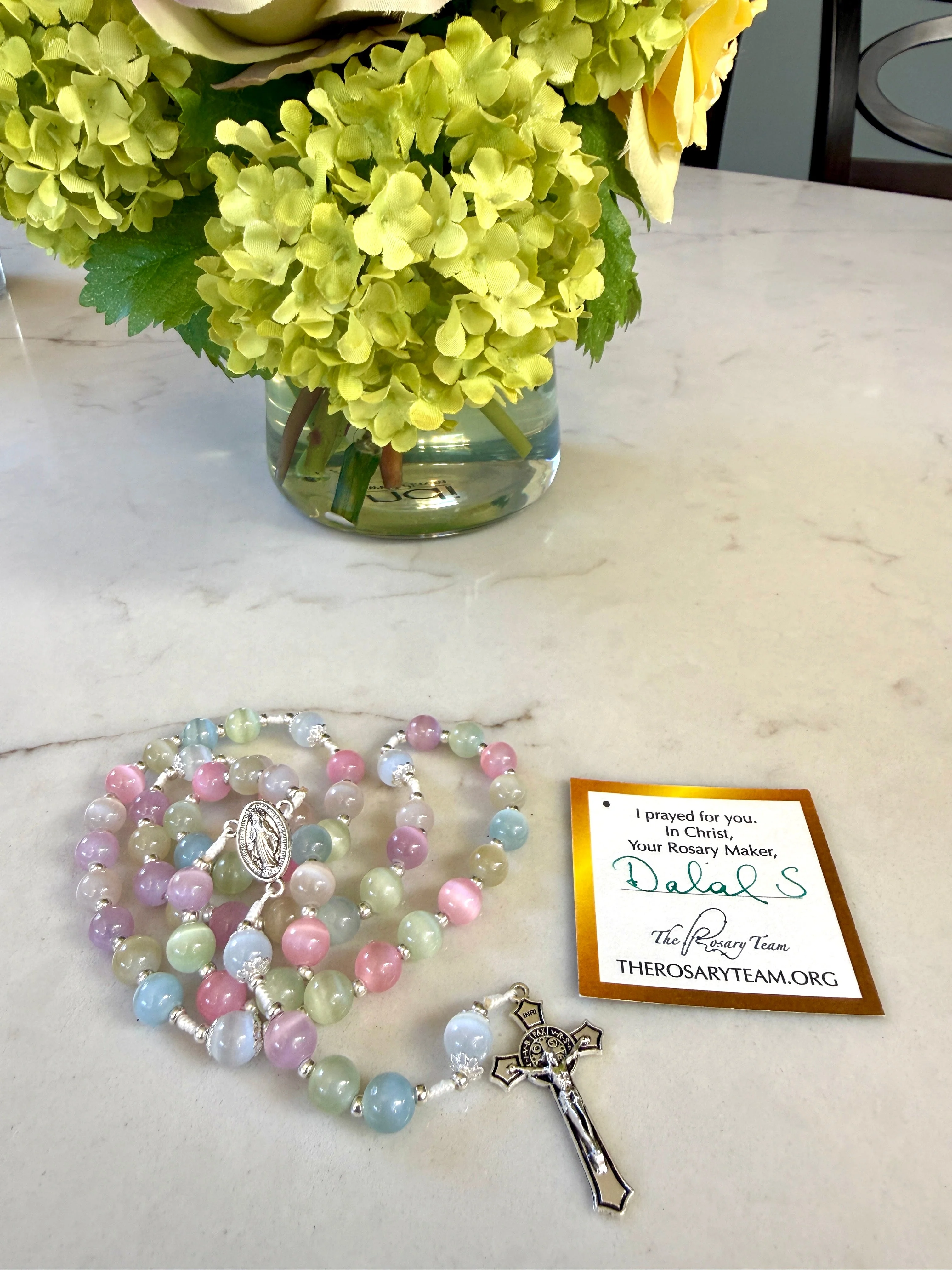 Spring Glass Bead Rosary Bundle - Image 4
