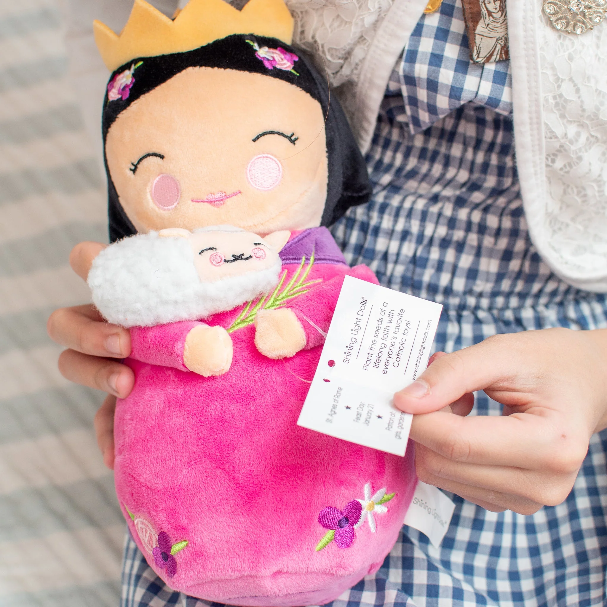 St Agnes of Rome Plush Doll - Image 3