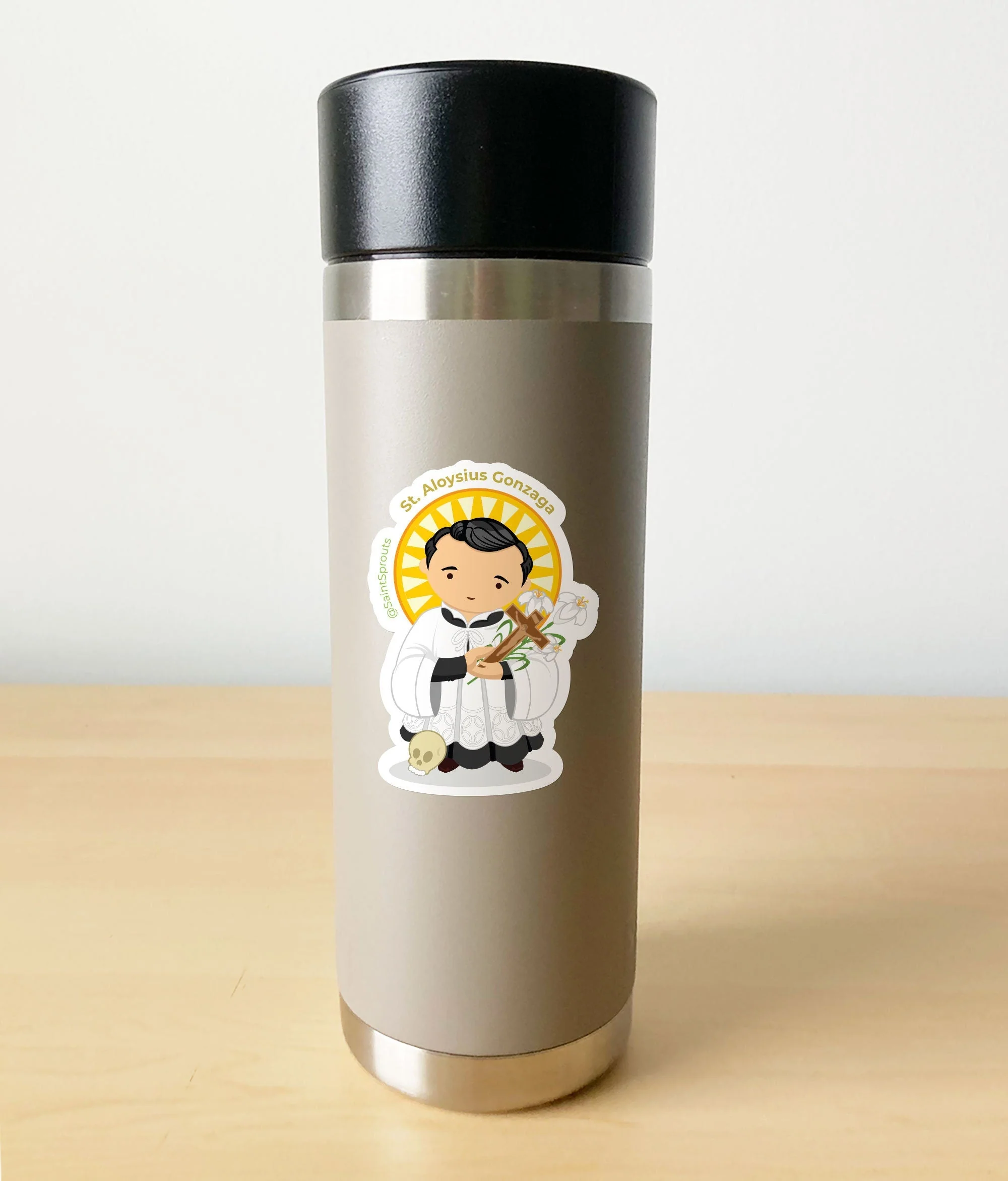St. Aloysius Gonzaga Sticker - Image 3