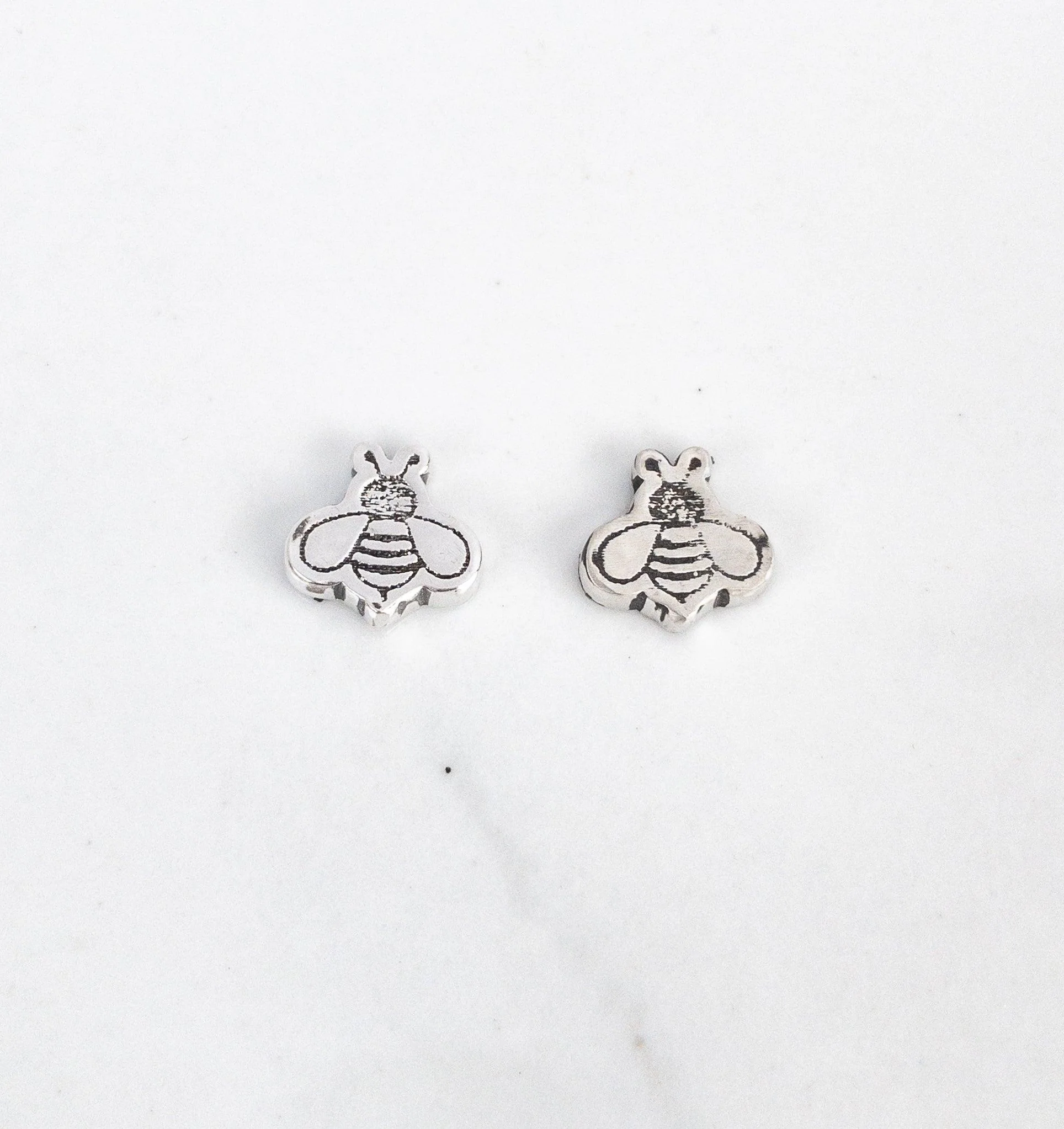St. Ambrose Mismatched Bee Stud Earrings - Image 5