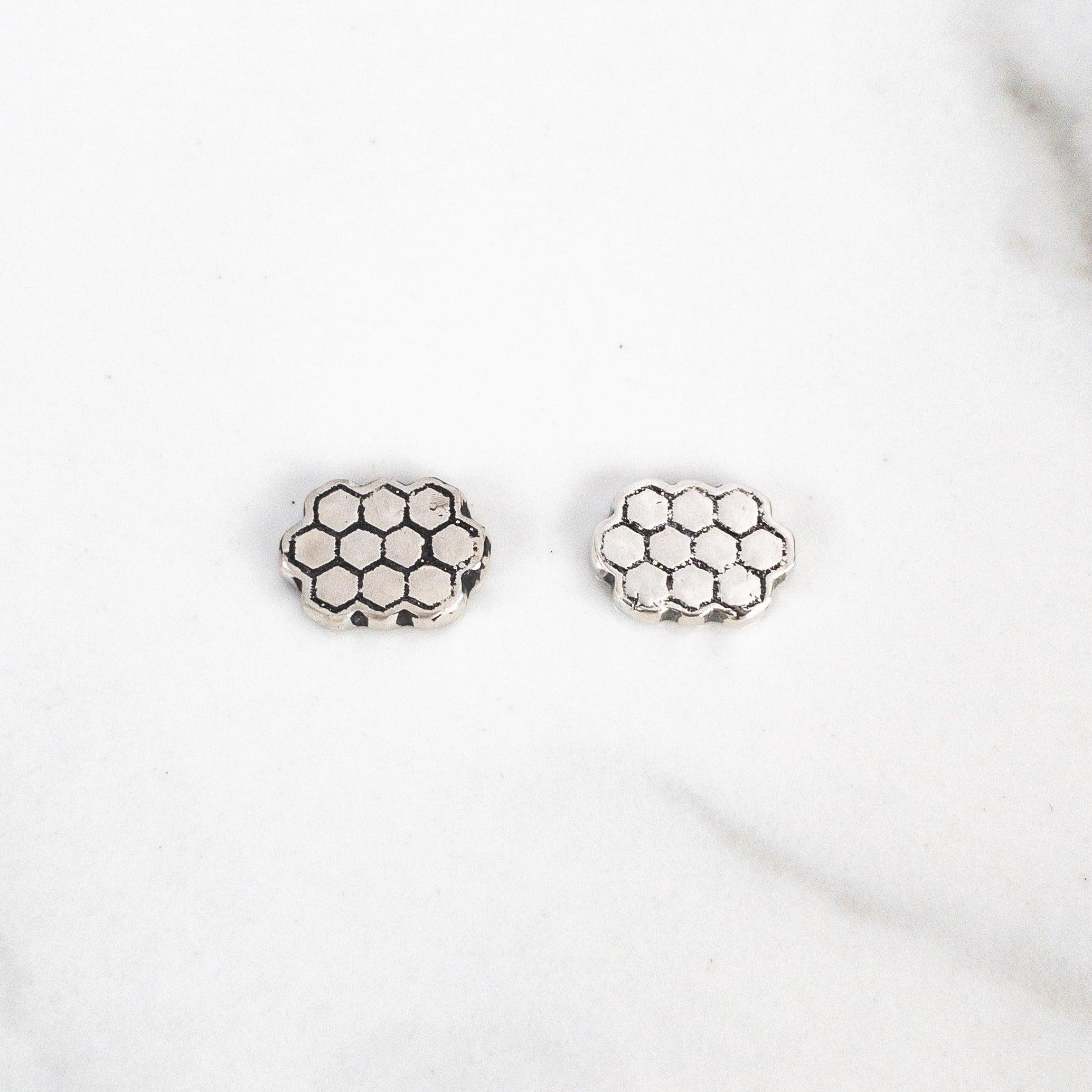 St. Ambrose Mismatched Bee Stud Earrings - Image 7