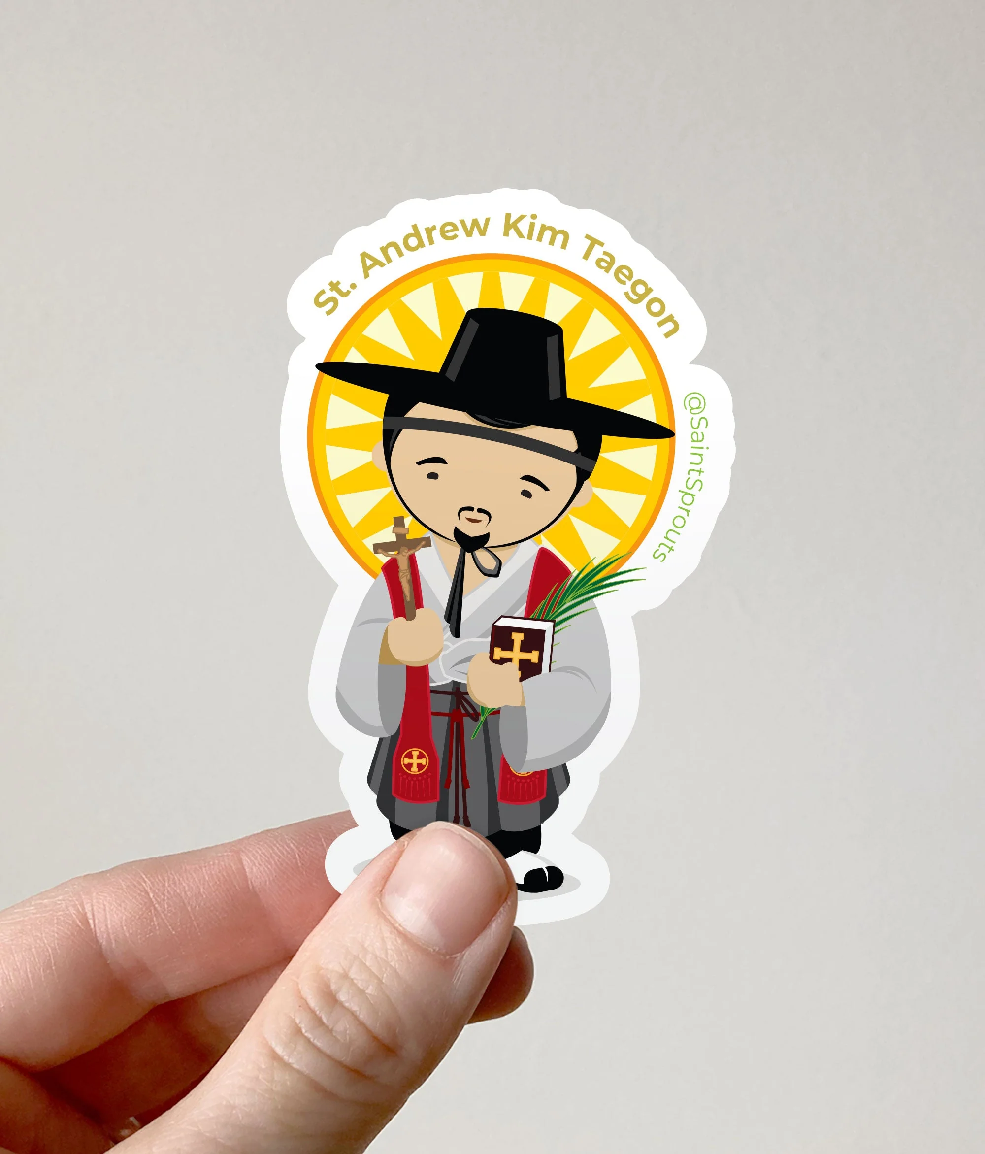 St. Andrew Kim Taegon Magnet - Image 3