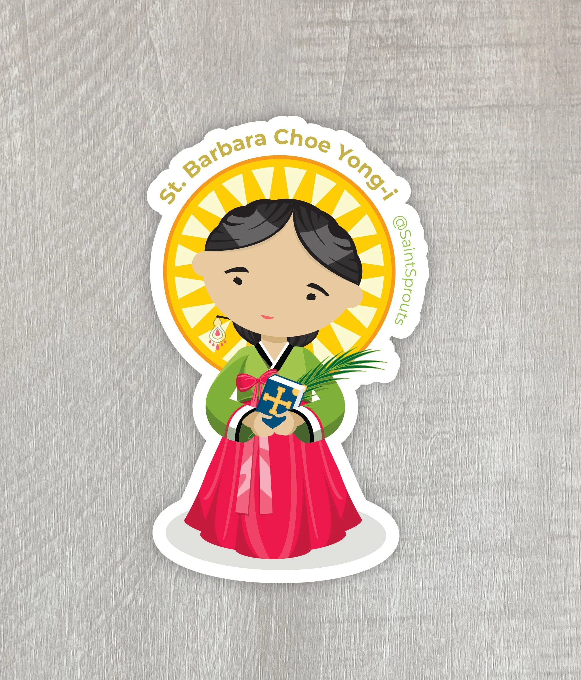 St. Barbara Choe Yong-i Magnet - Image 3