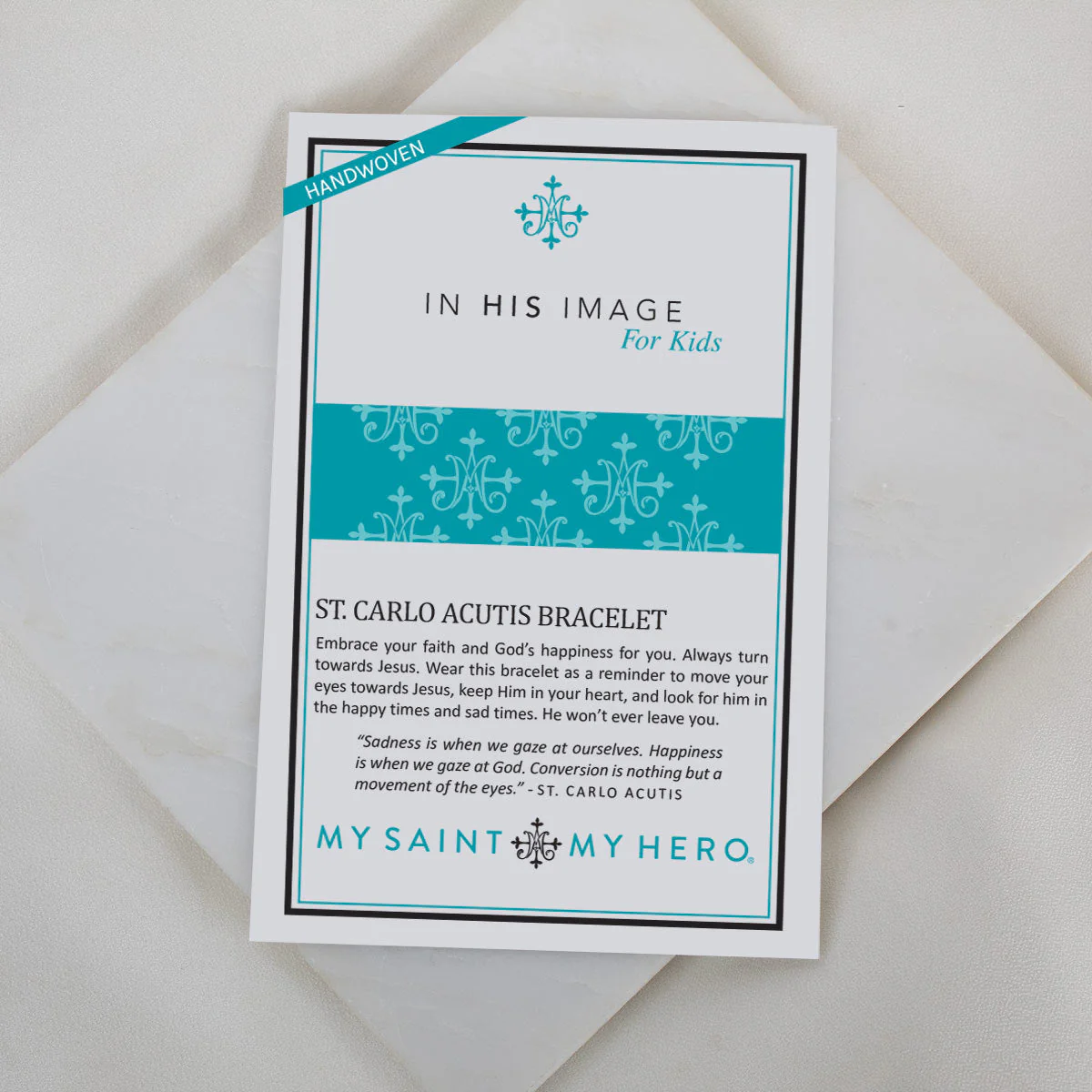 St. Carlo Acutis Blessing Bracelet for Kids - Image 2