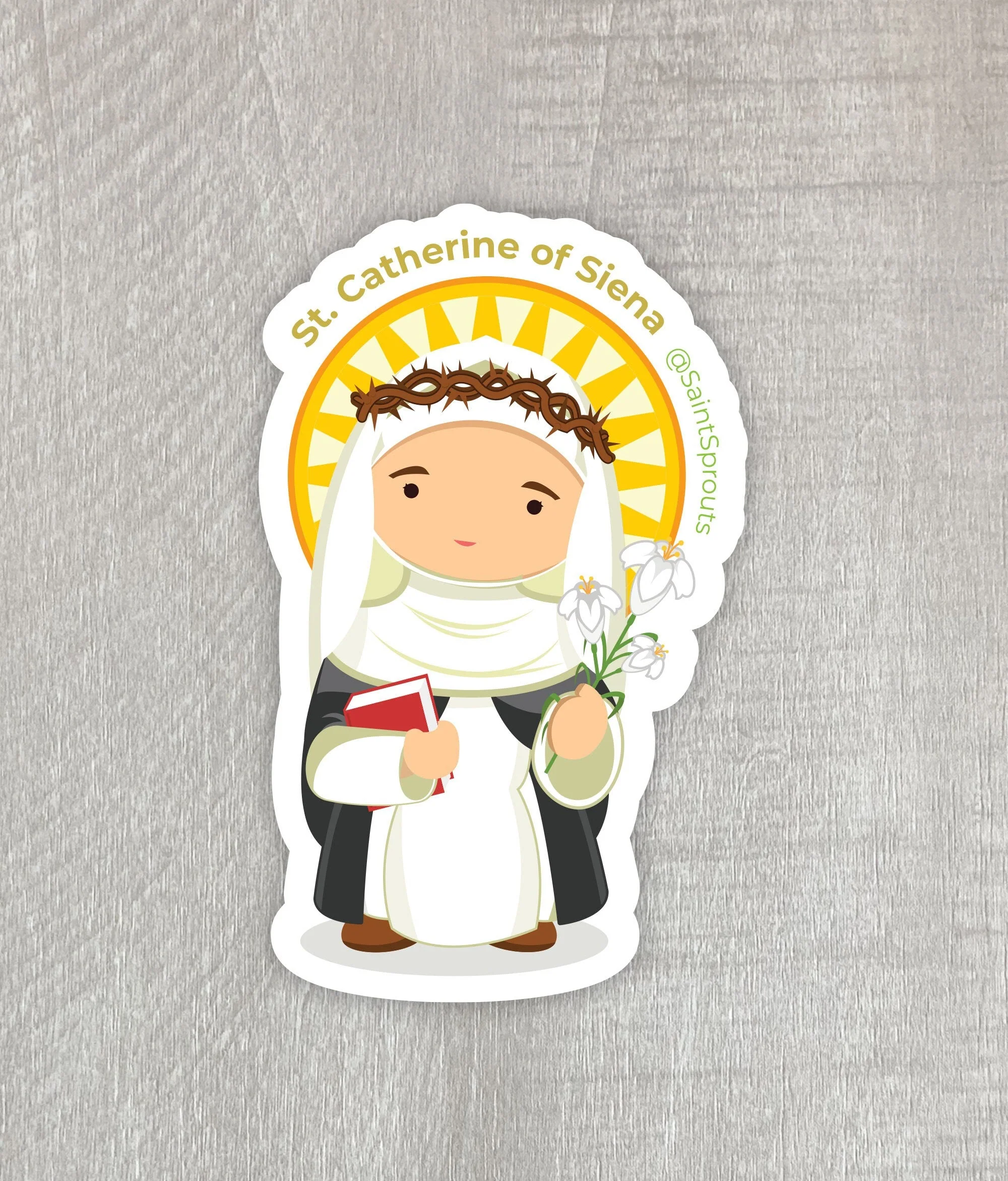 St. Catherine of Siena Sticker - Image 4