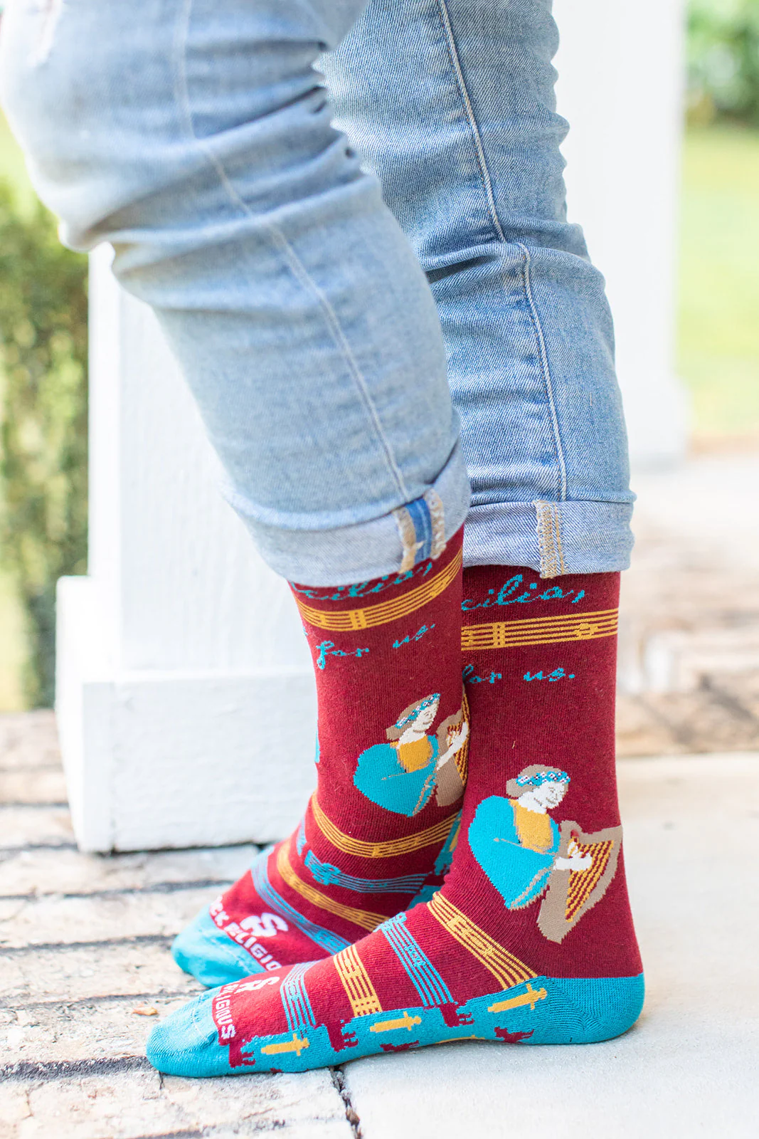 St. Cecilia Adult Socks - Image 4