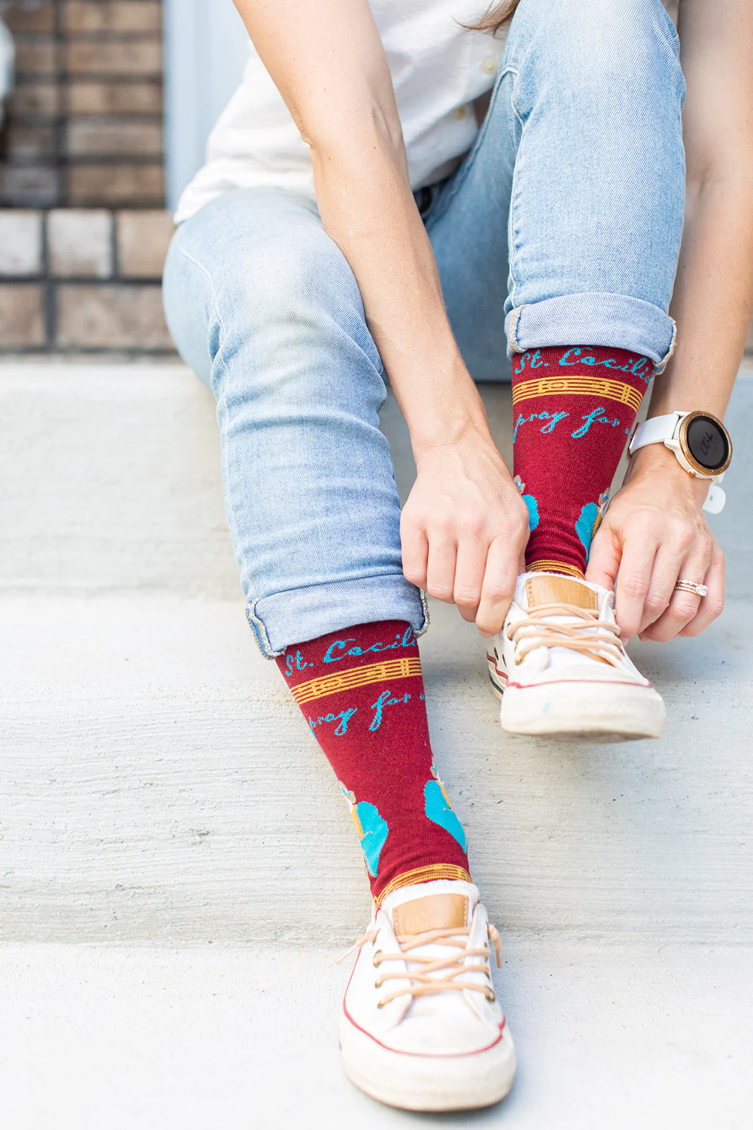 St. Cecilia Adult Socks - Image 5