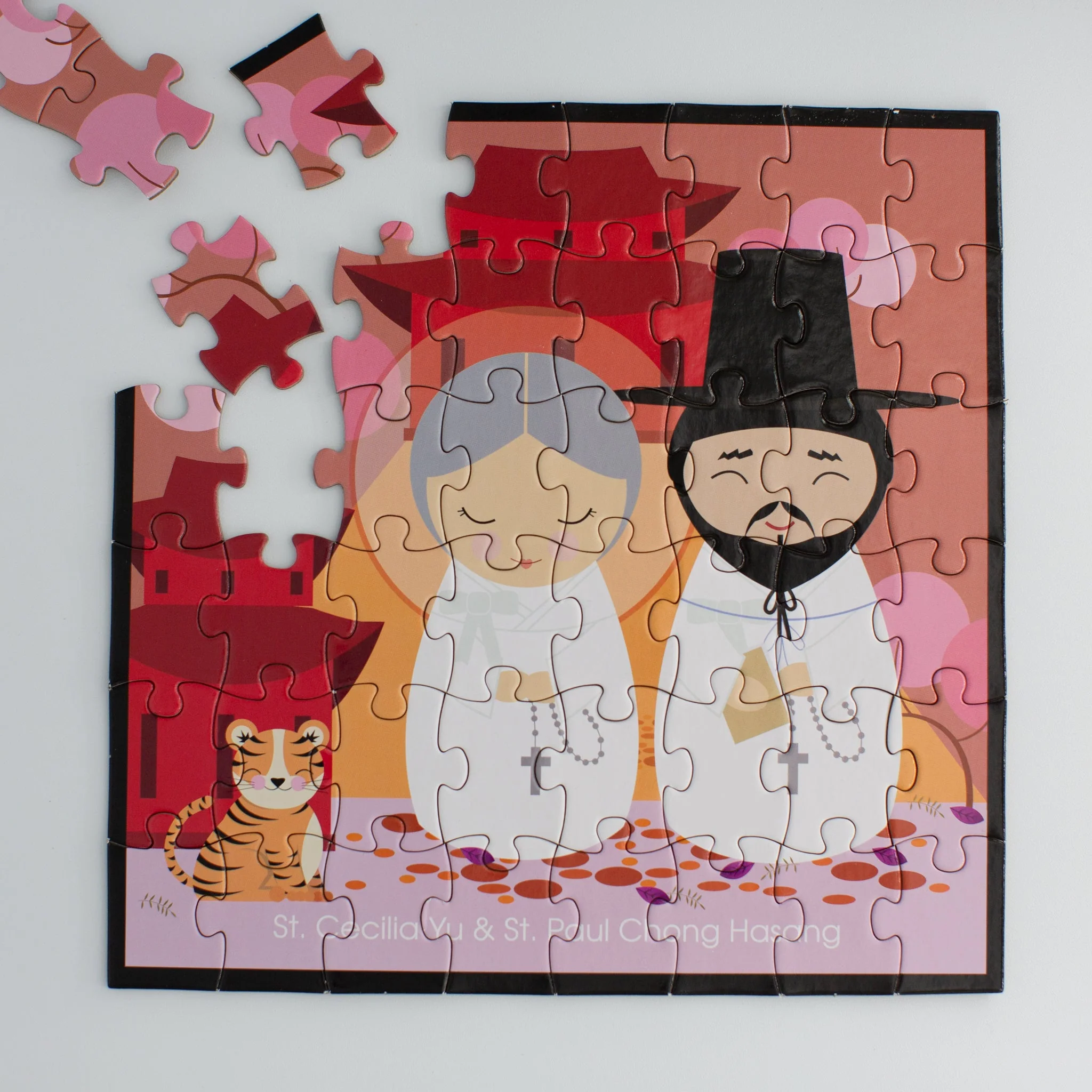 St. Cecilia Yu and St. Paul Chong Hasang Mini Puzzle - Image 3