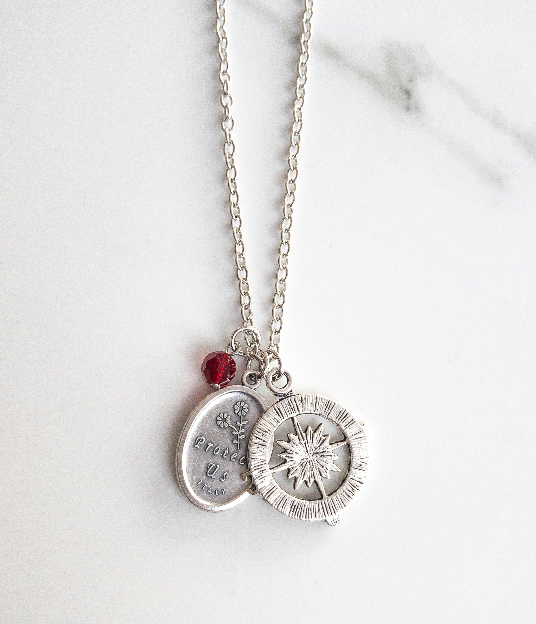 St Christopher Compass Necklace - Image 3