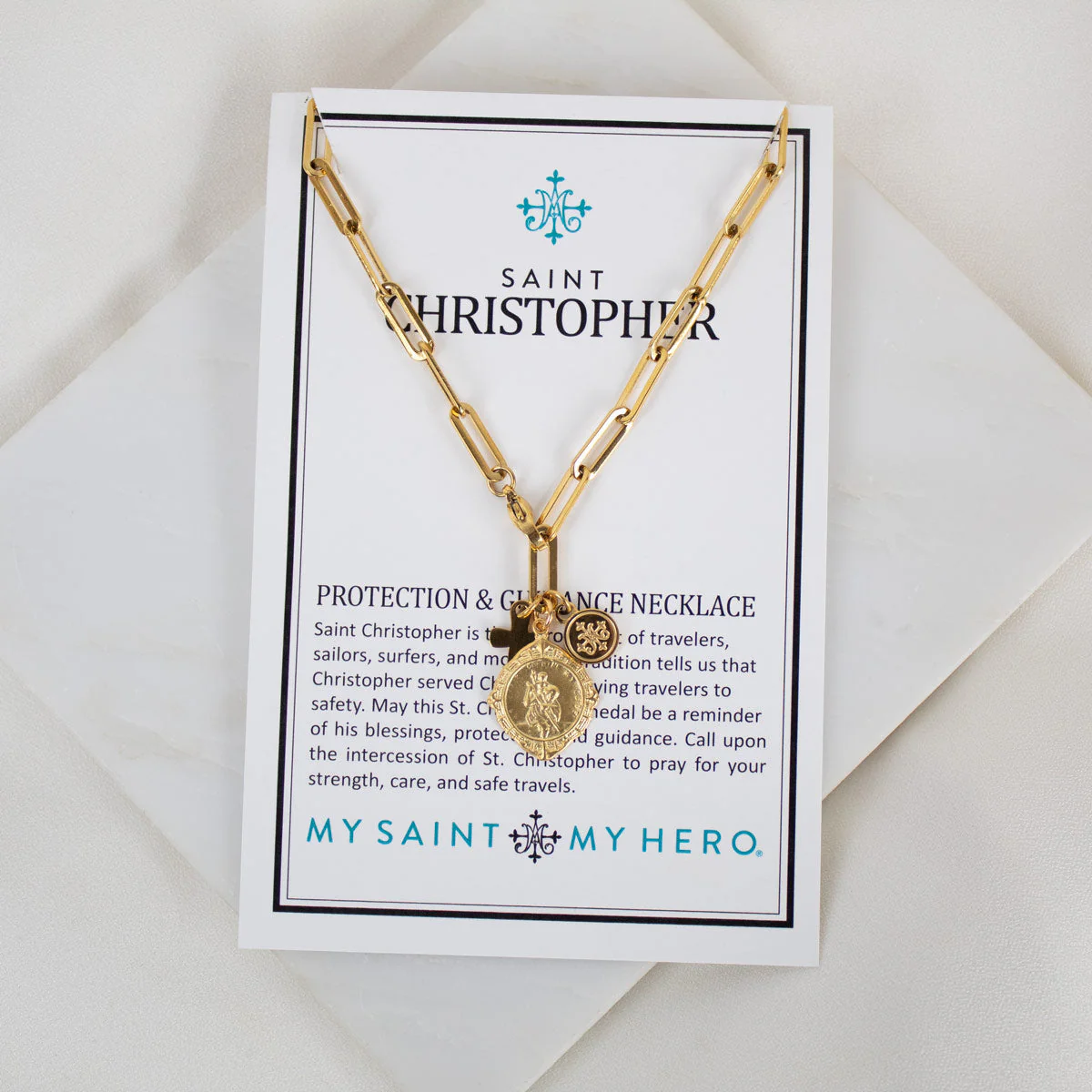 St. Christopher Protection & Guidance Necklace - Image 3