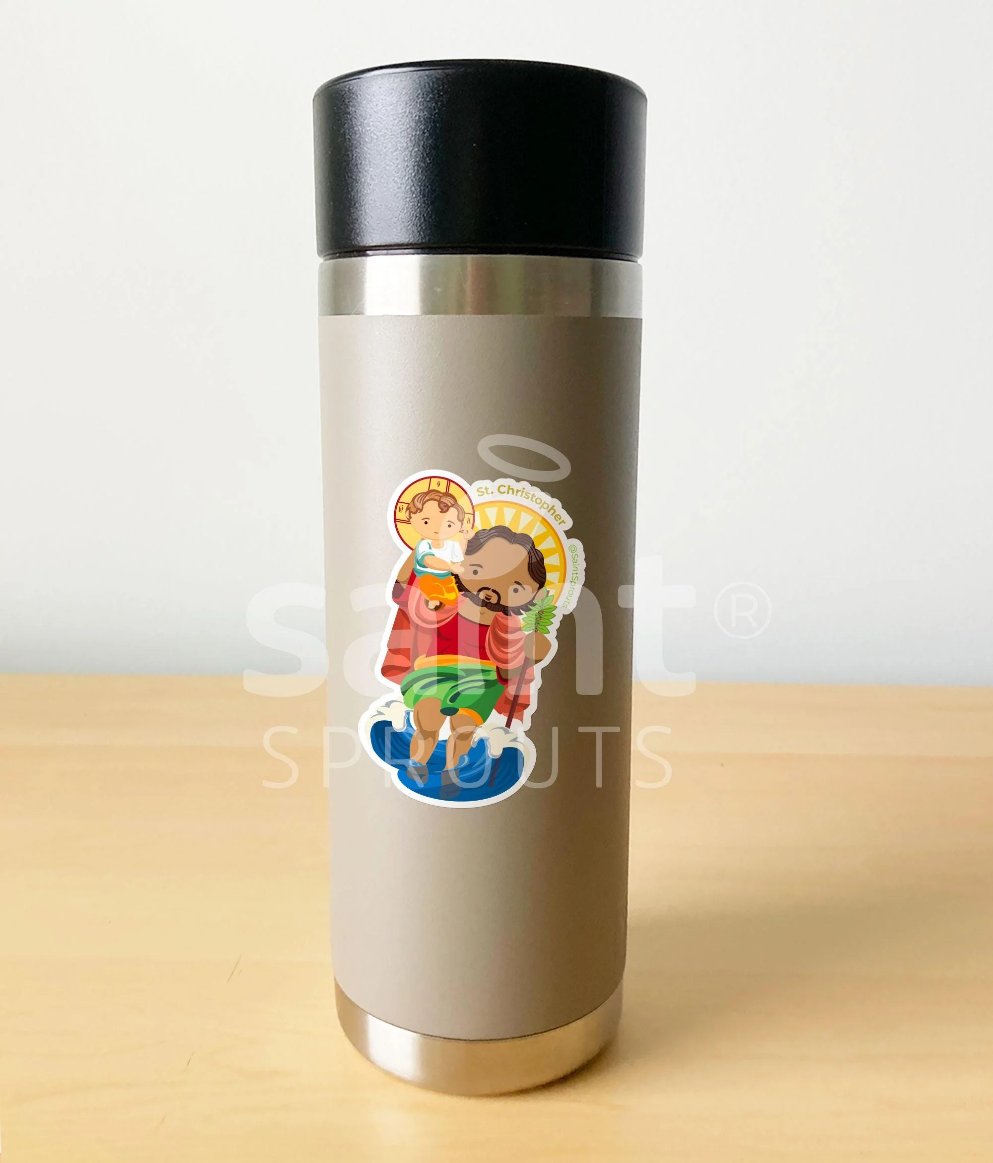 St. Christopher Sticker - Image 3