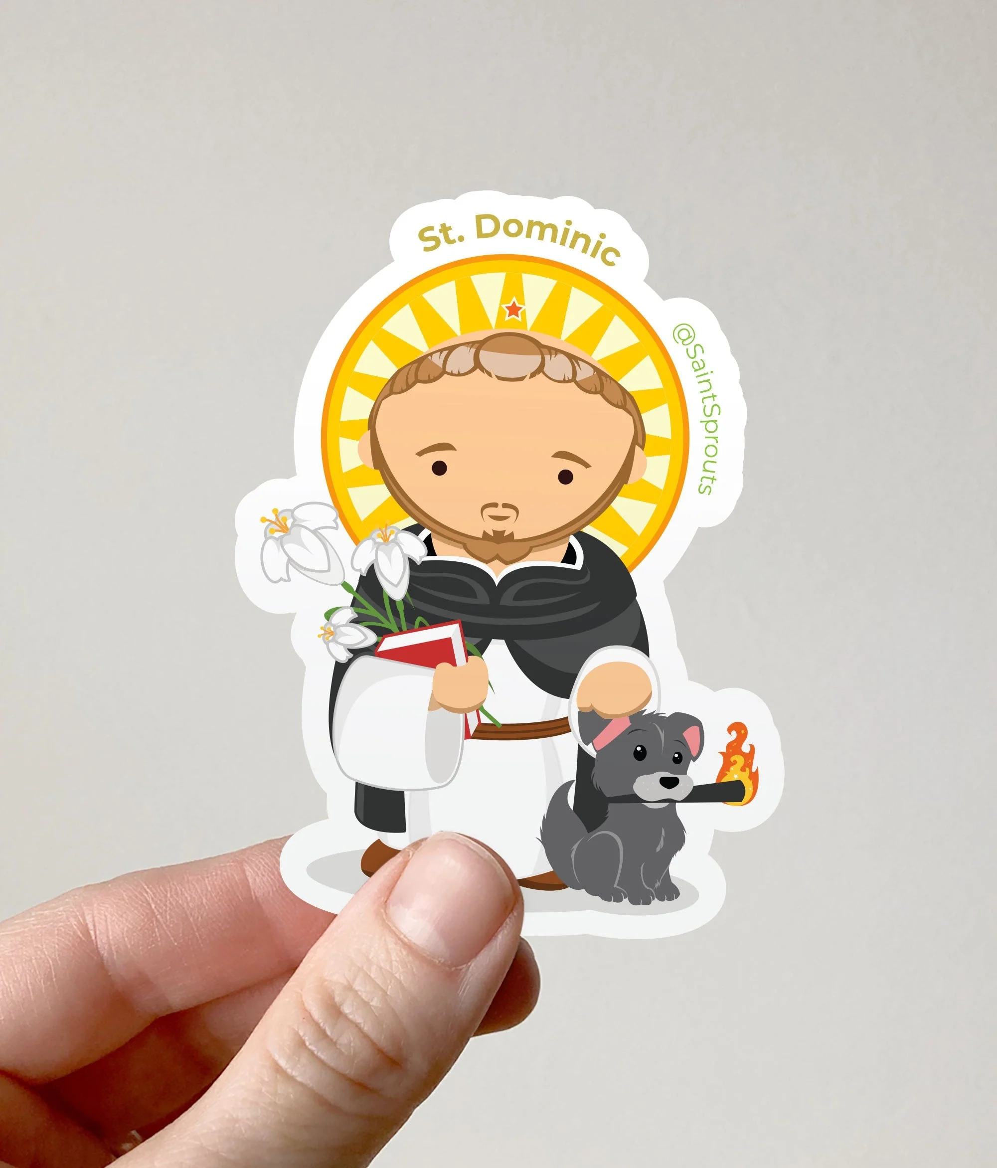 St. Dominic Magnet - Image 2