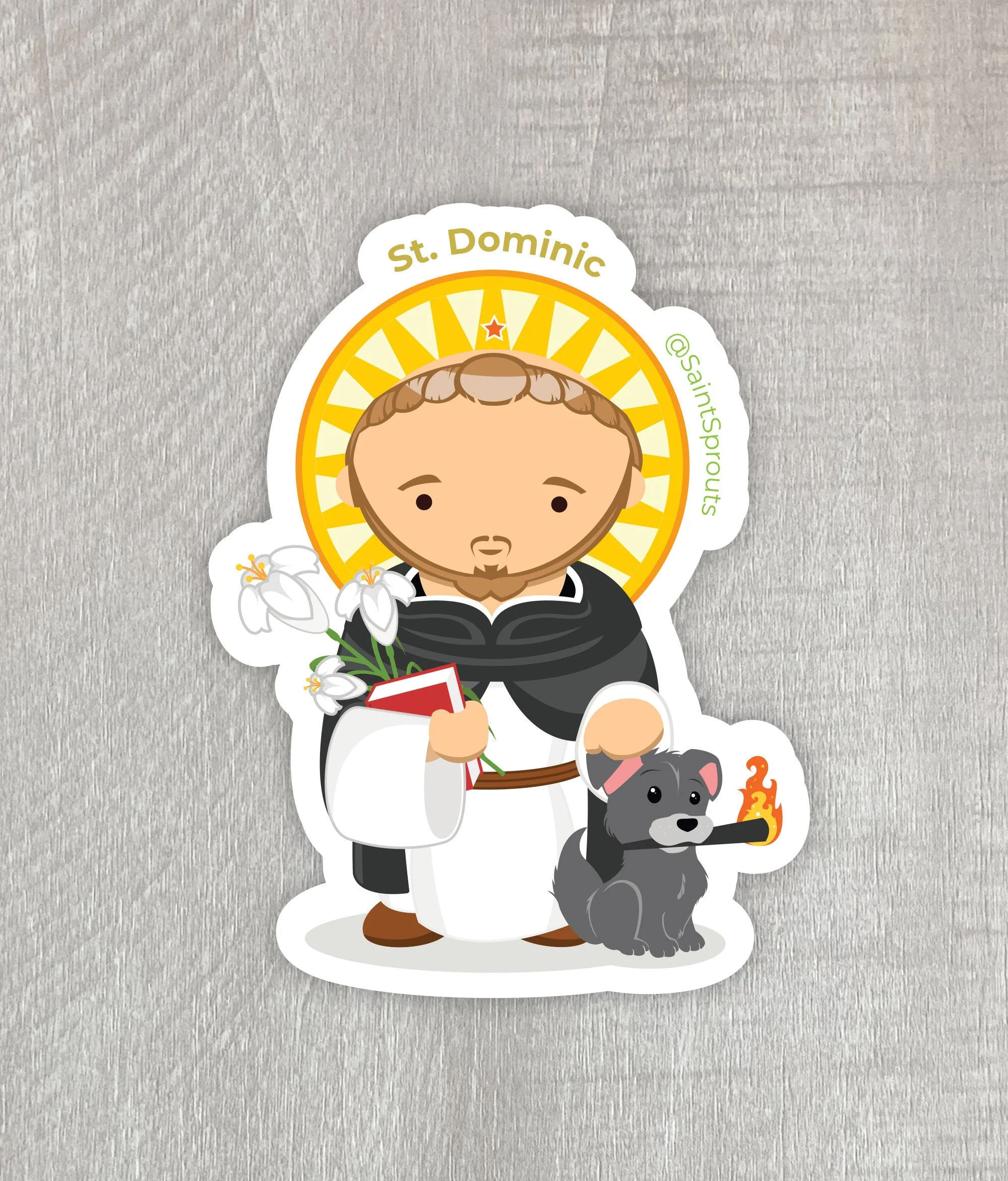 St. Dominic Magnet - Image 3