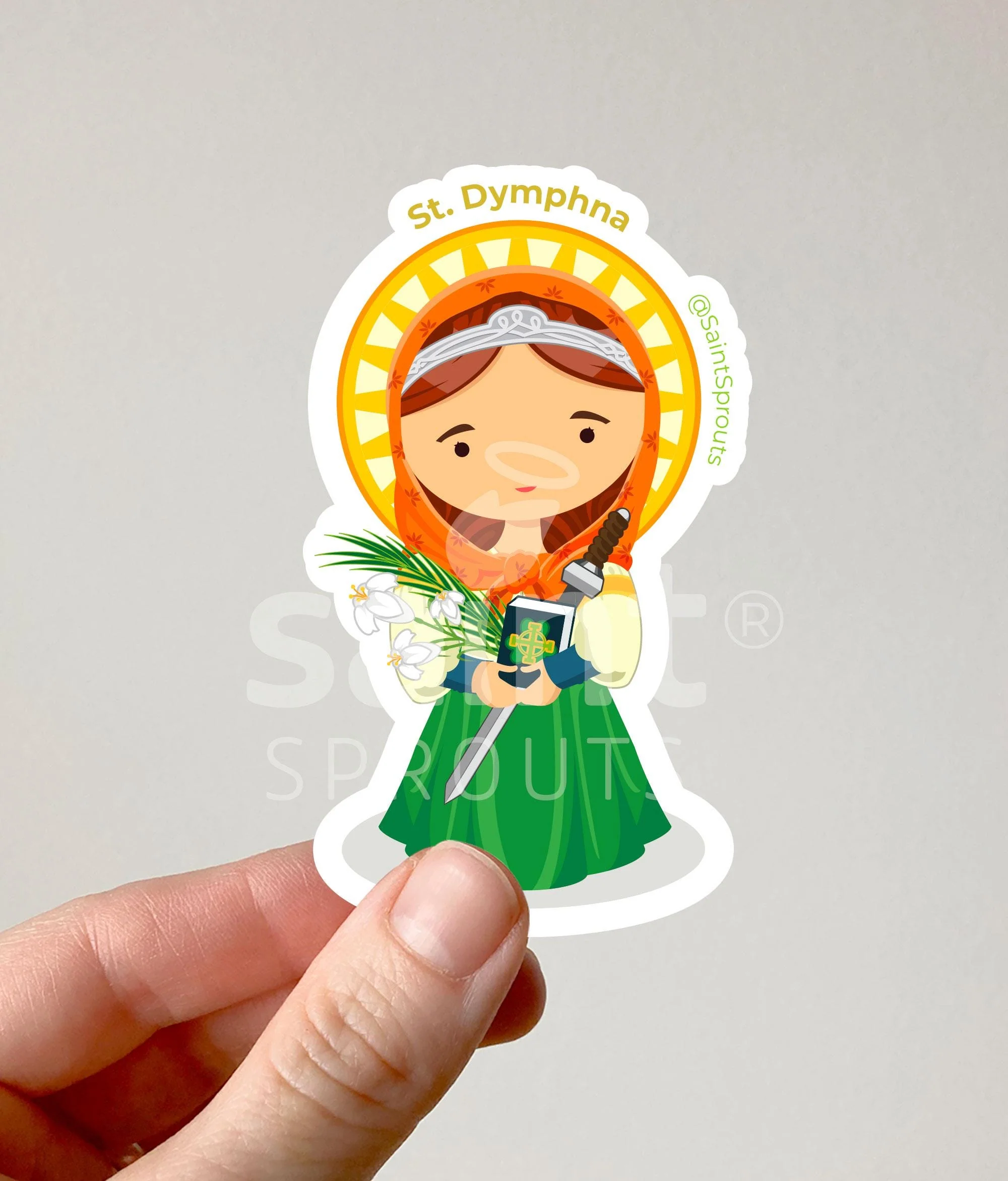 St. Dymphna Magnet - Image 2