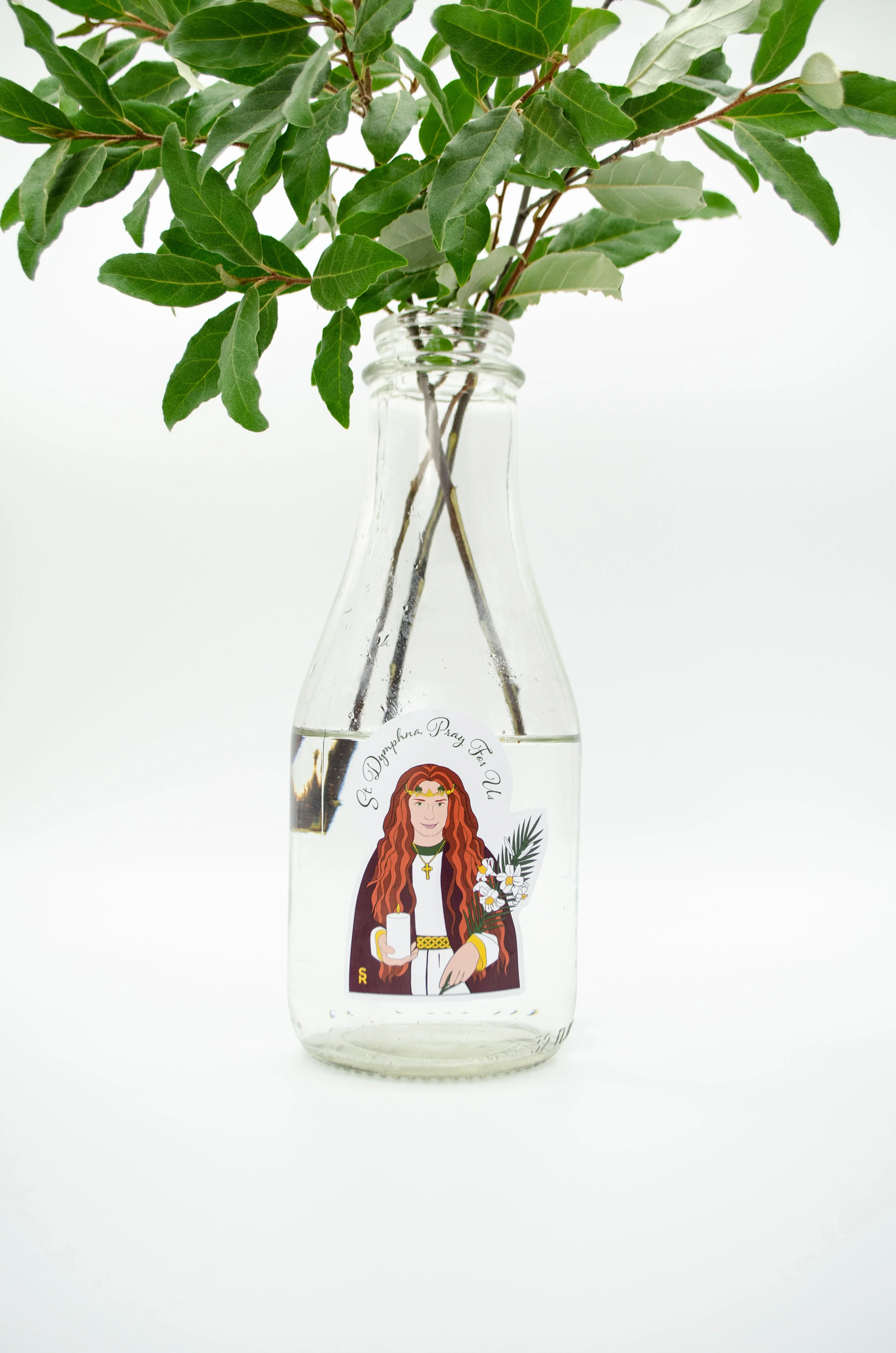 St. Dymphna Sticker 10-pack - Image 2