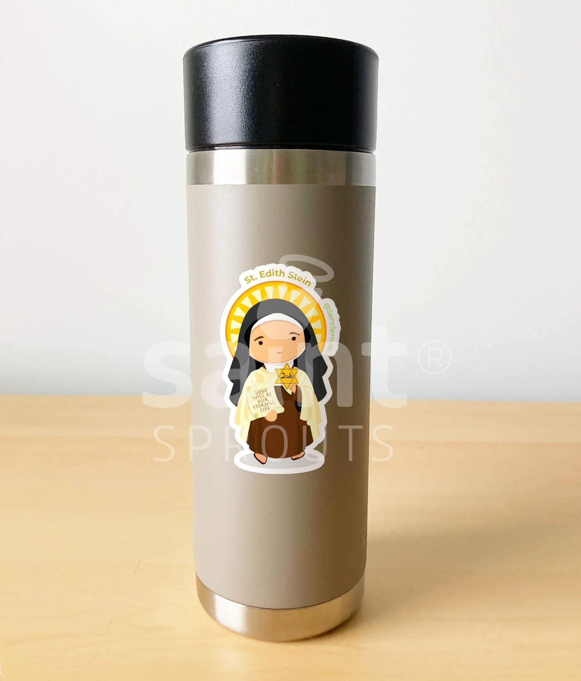 St. Edith Stein Sticker - Image 3
