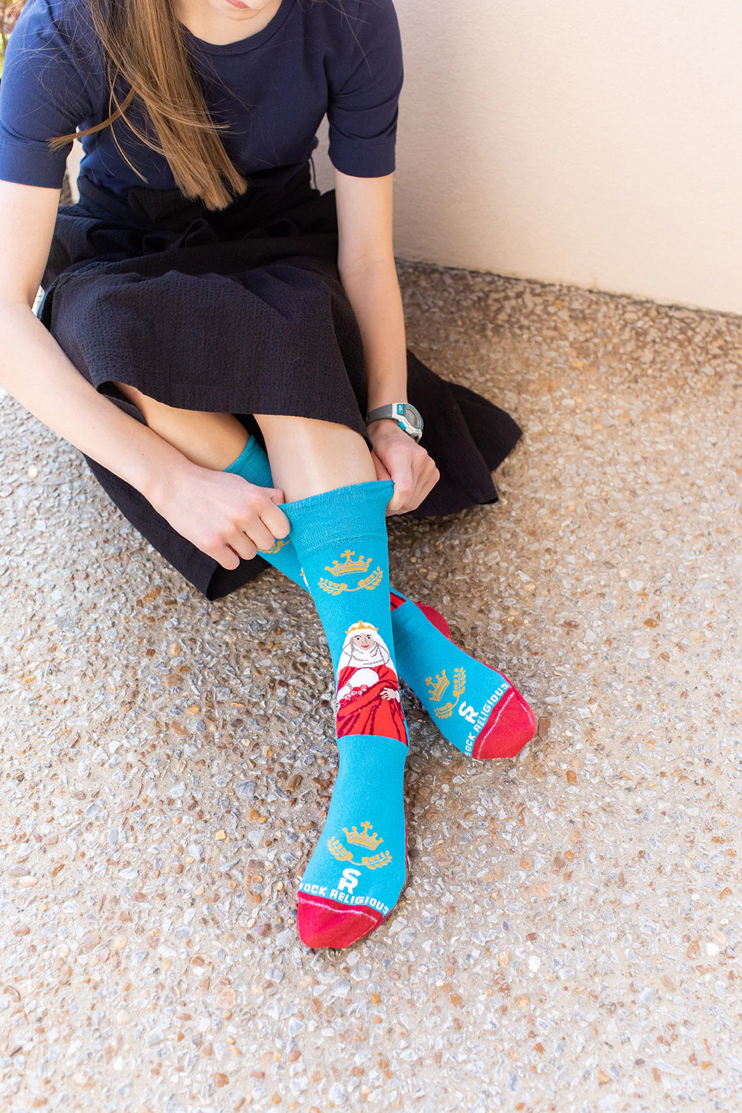 St. Elizabeth of Hungary Adult Socks - Image 4