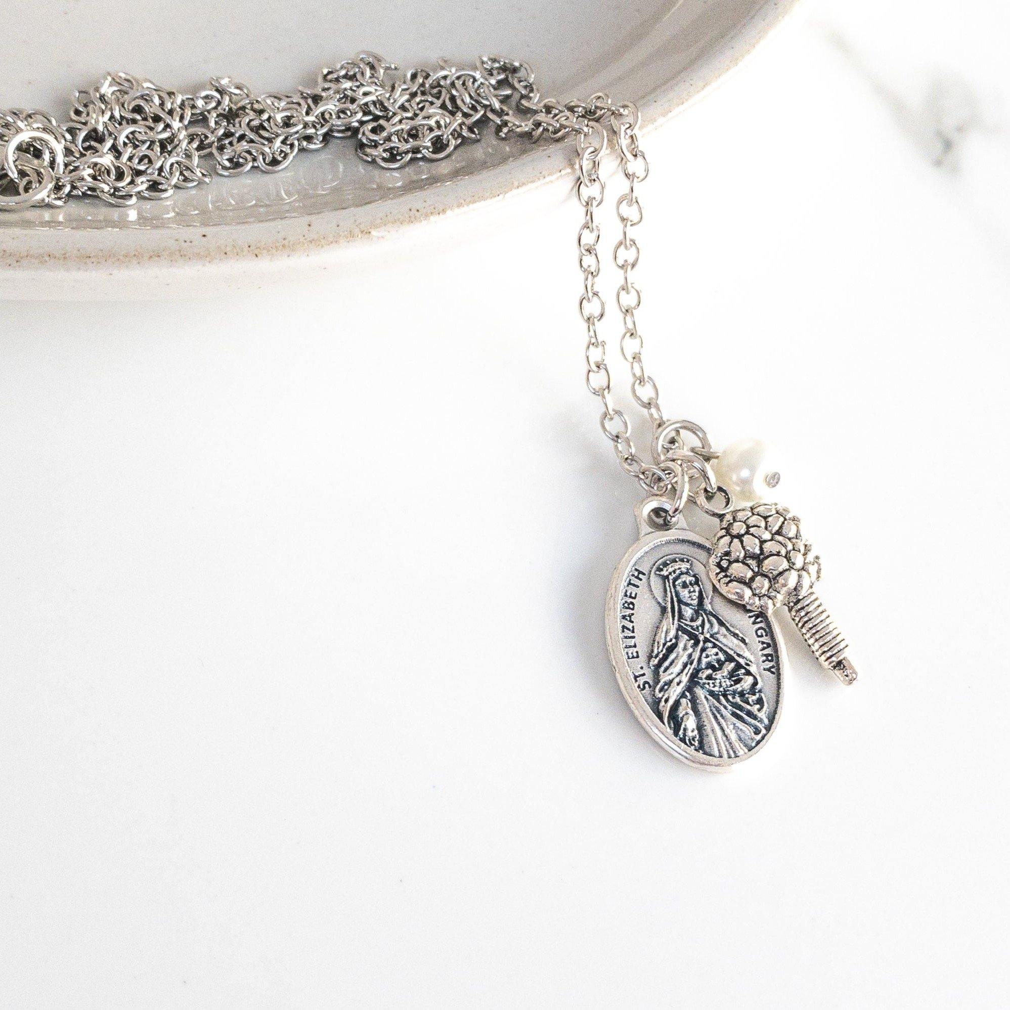 St Elizabeth of Hungary Bride Necklace - Image 2