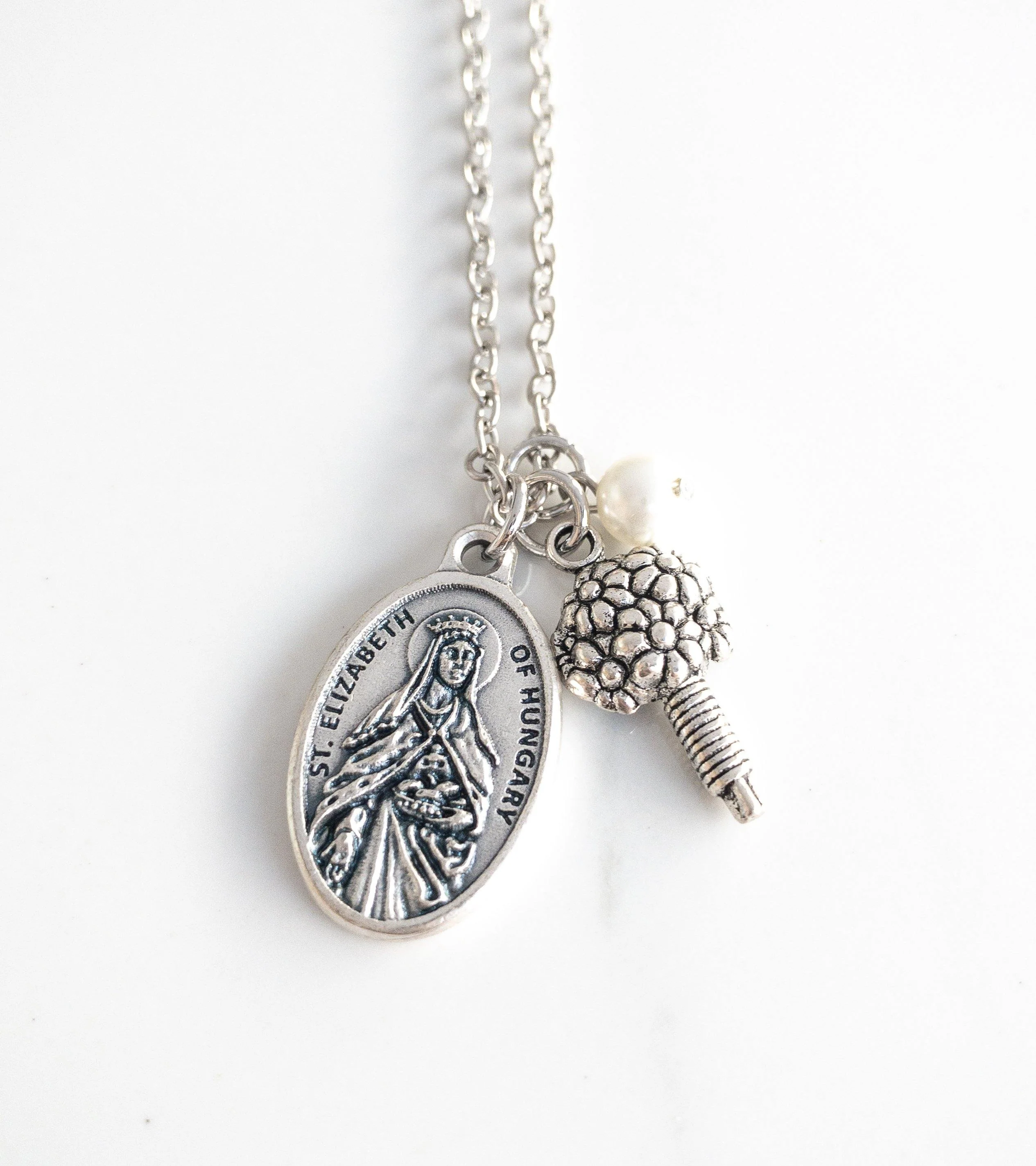 St Elizabeth of Hungary Bride Necklace - Image 3