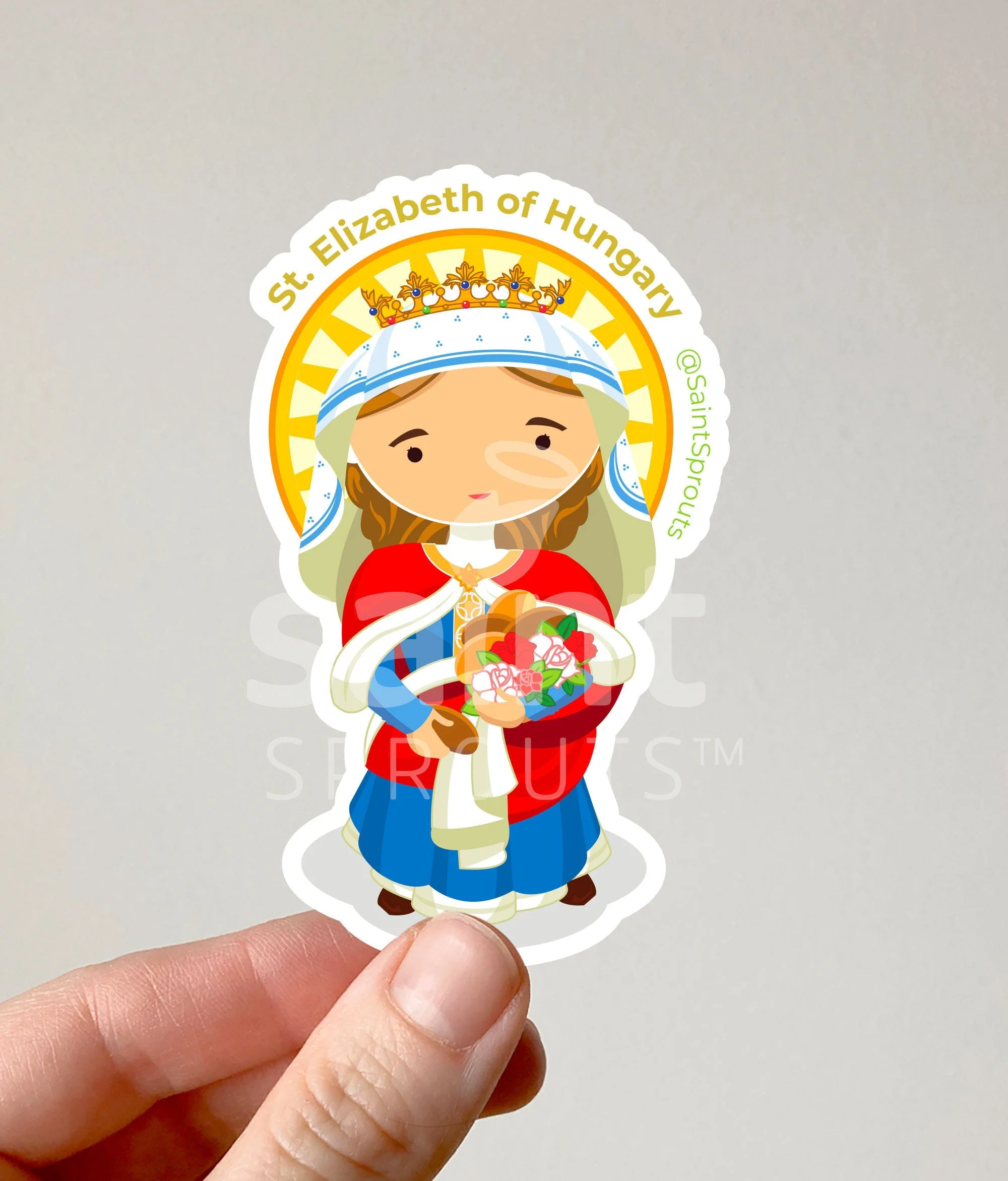 St. Elizabeth of Hungary Magnet - Image 2
