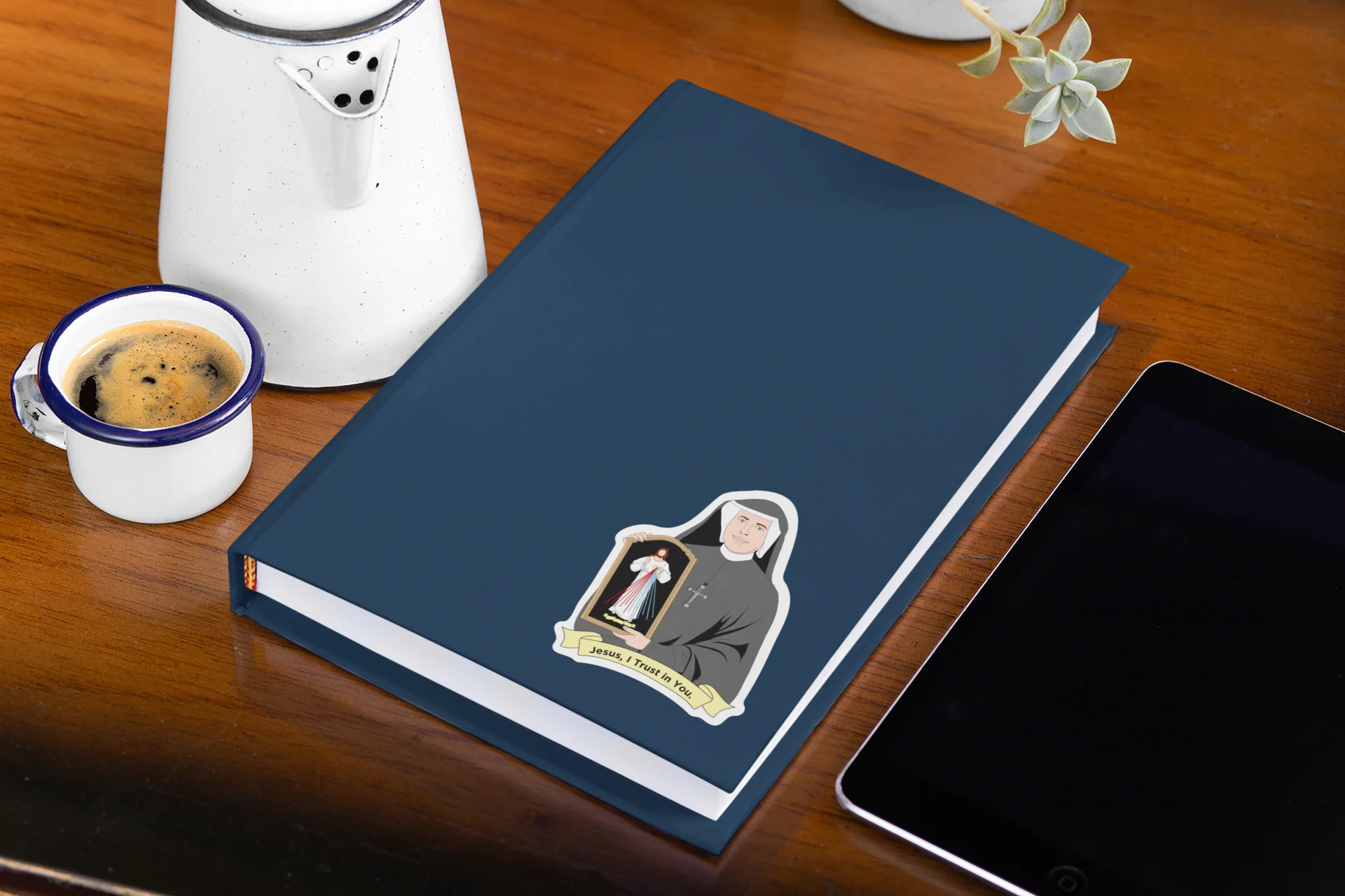 St. Faustina Sticker 10 pack - Image 2