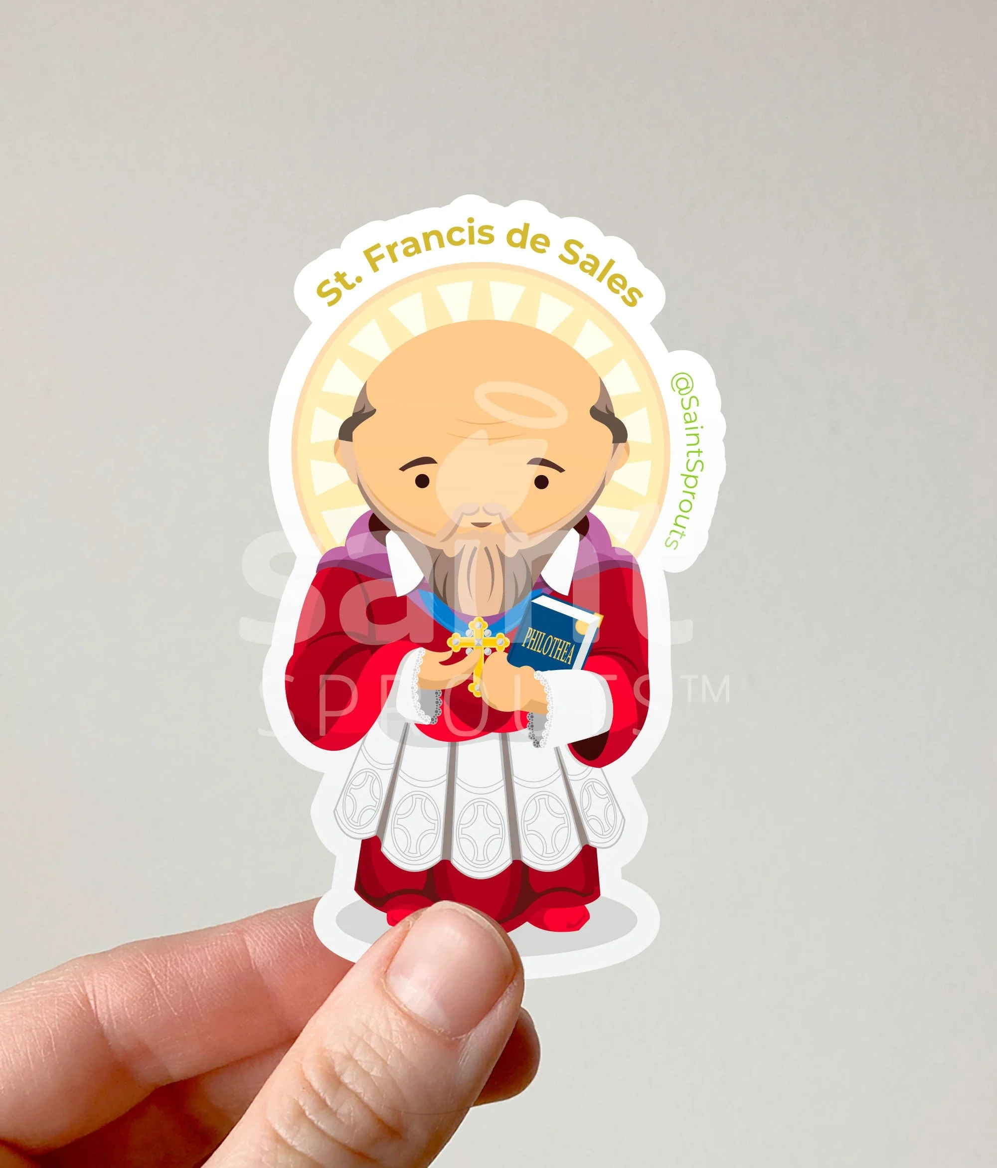 St. Francis De Sales Magnet - Image 2