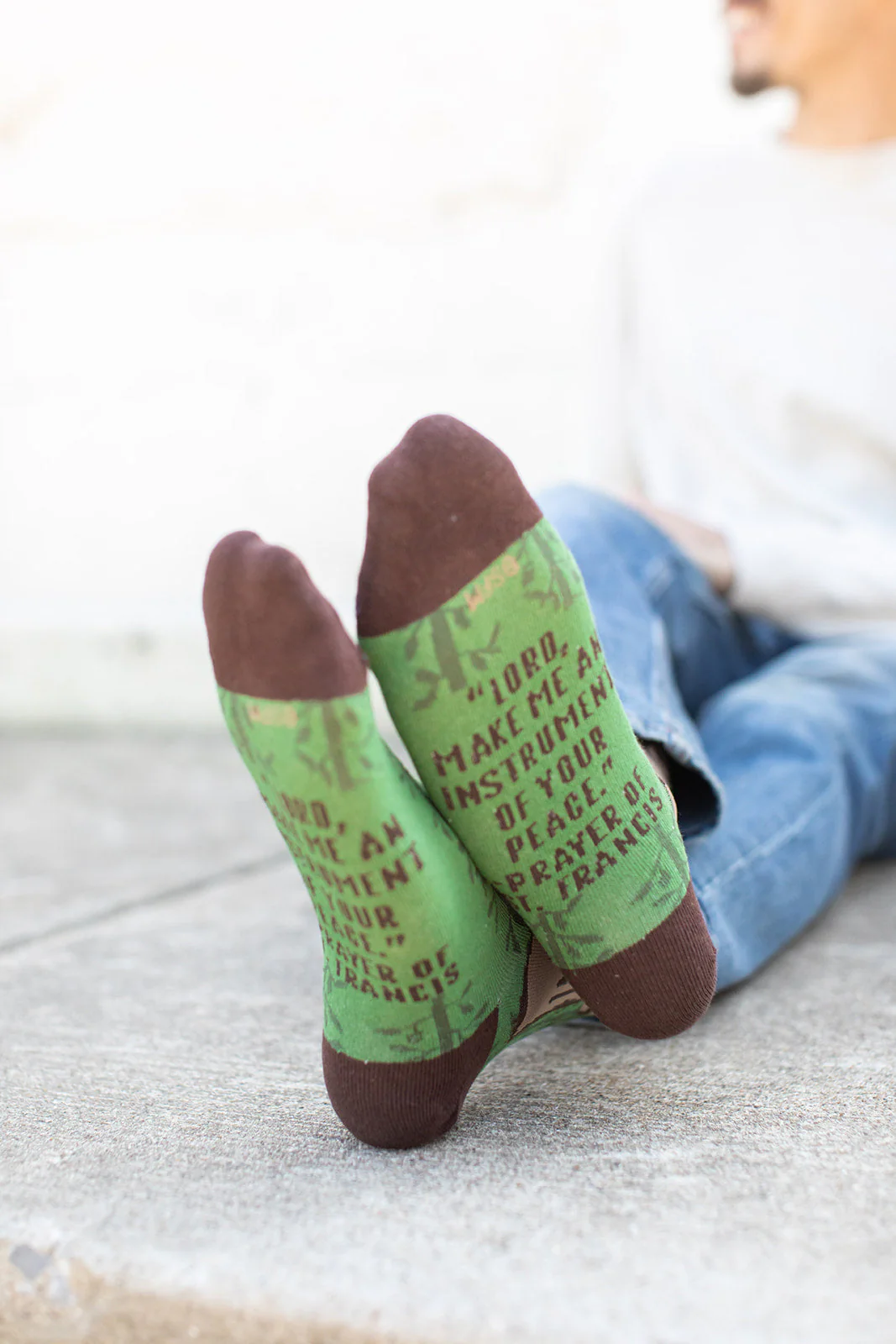 St. Francis of Assisi Adult XL Socks - Image 2