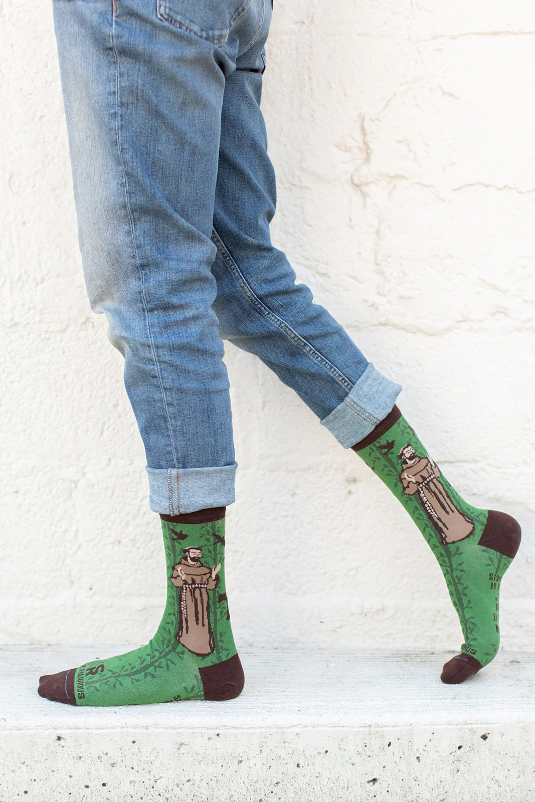 St. Francis of Assisi Adult XL Socks - Image 4