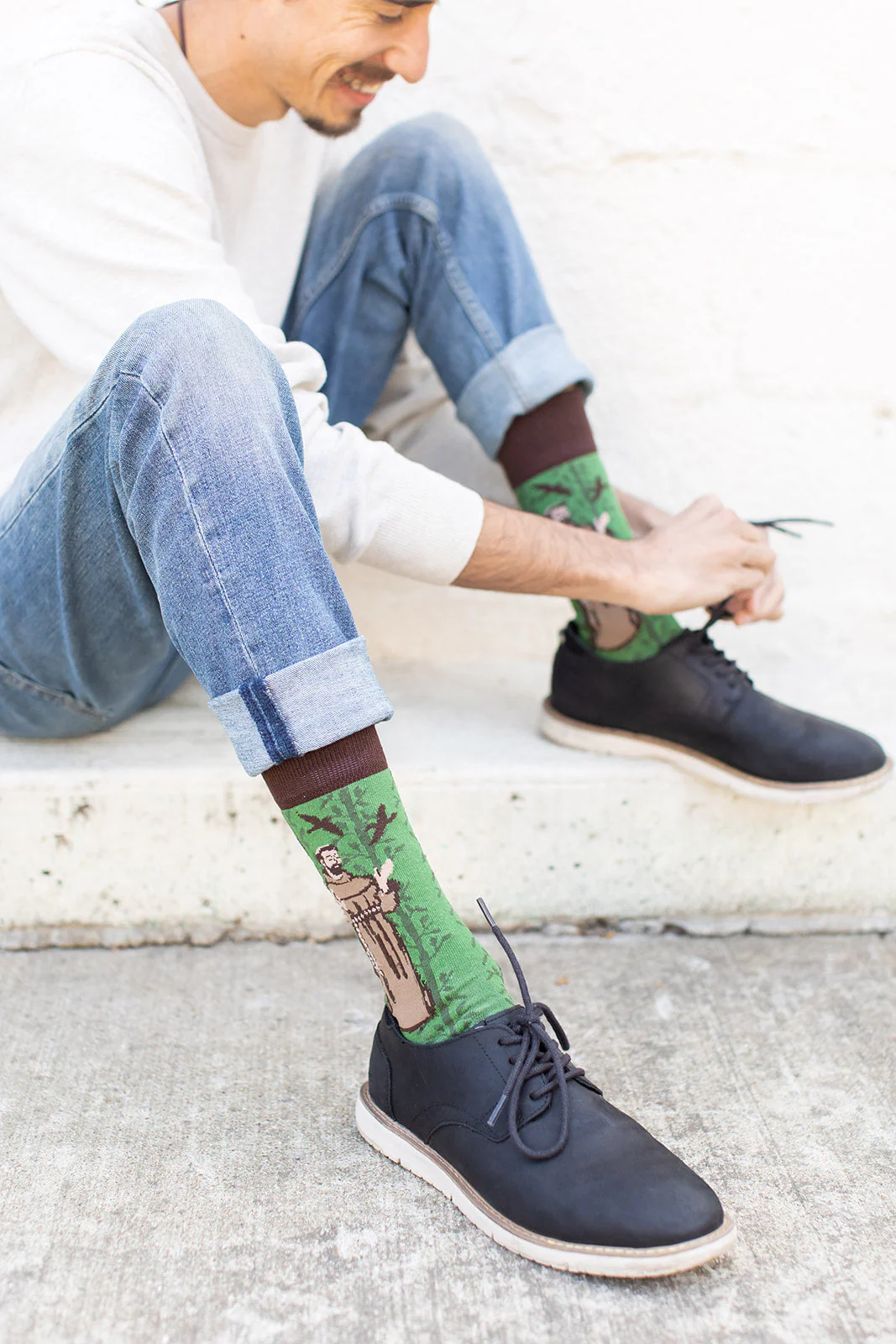St. Francis of Assisi Adult XL Socks - Image 6